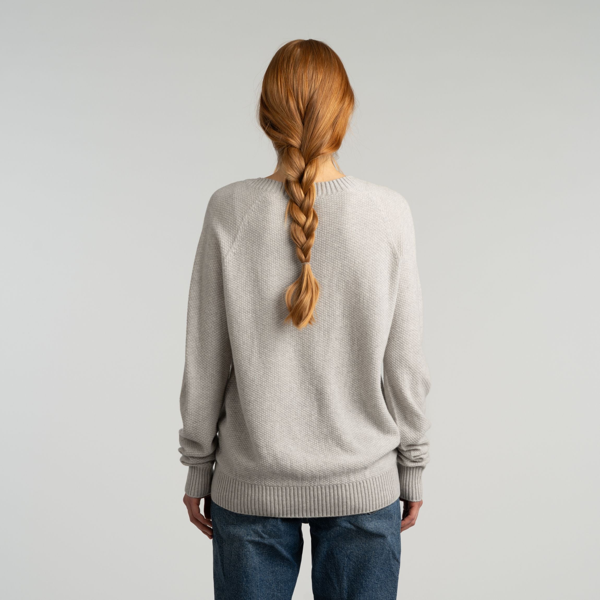 Kuohu women's merino sweater - porridge grey 