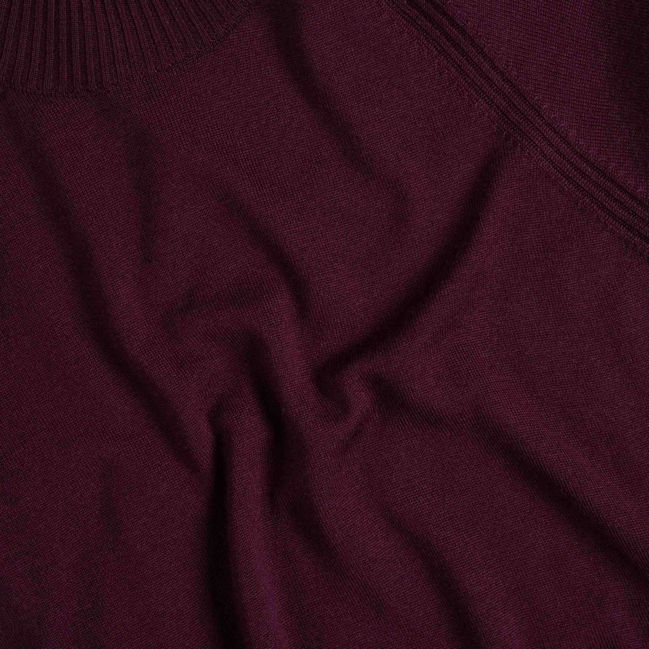 Hilla Damen Merinowollkleid - Schwarze Johannisbeere 