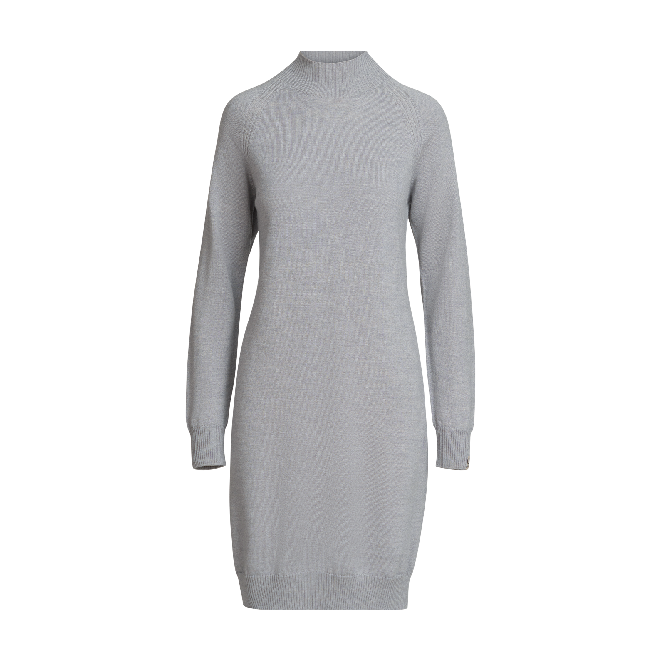Hilla Damen Merinowollkleid - hellgrau