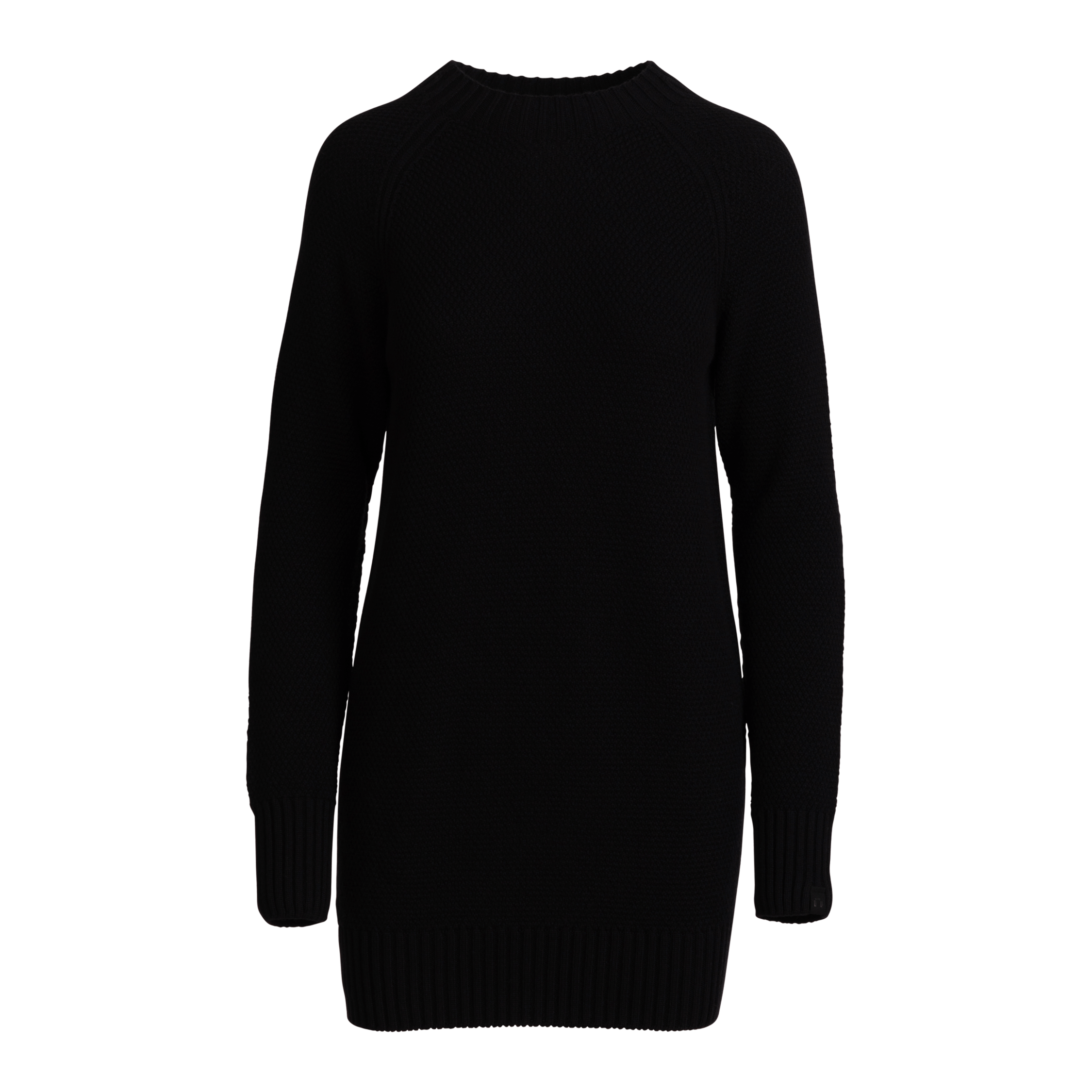 Pihla Damen Merinowollpullover - Kohleschwarz 