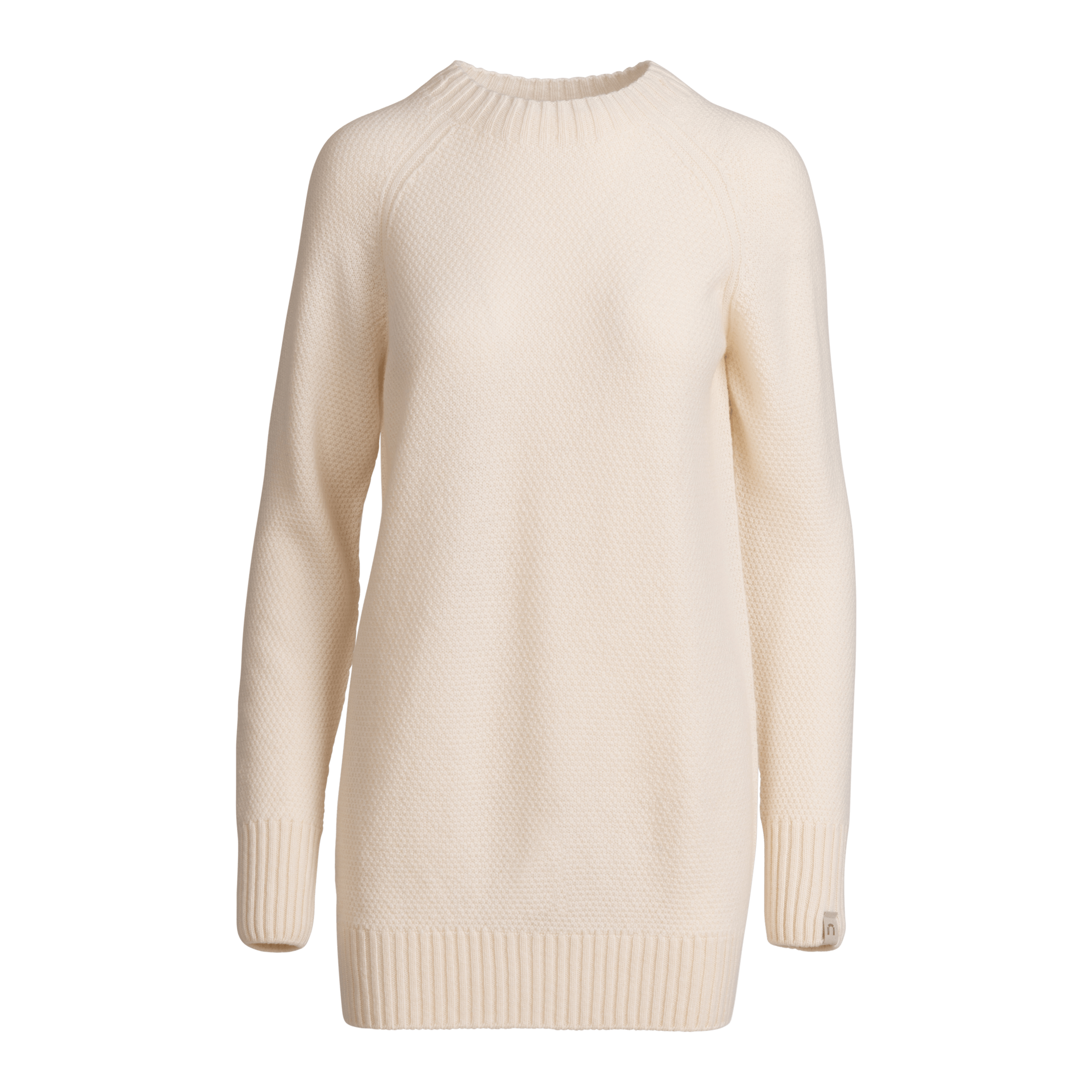 Pihla Damen Merinowollpullover - Schneeweiß 