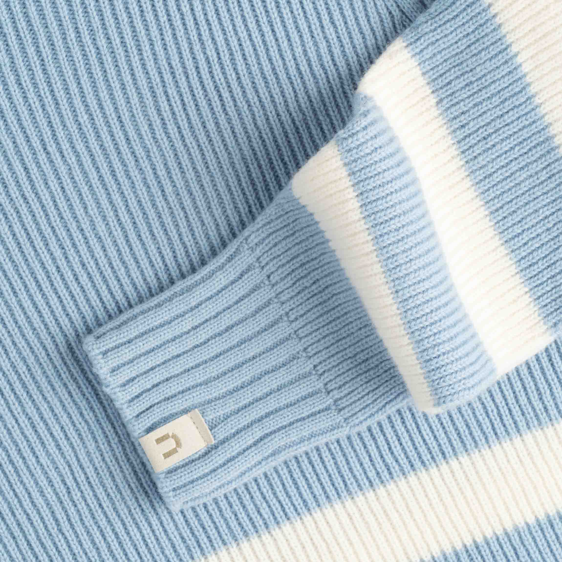 Kieppi naisten merinovillapaita - vaaleansininen I lumenvalkoinen