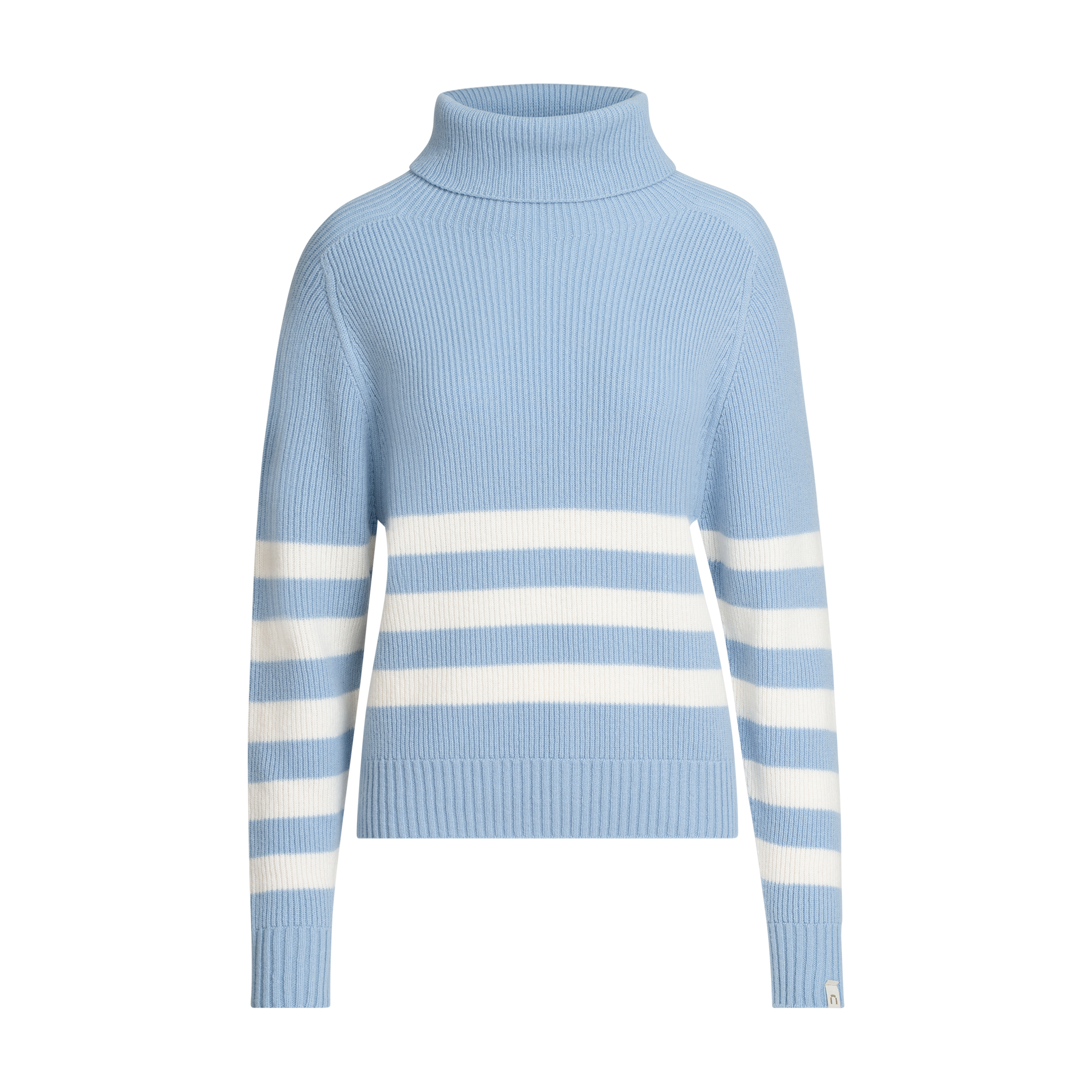 Kieppi naisten merinovillapaita - vaaleansininen I lumenvalkoinen