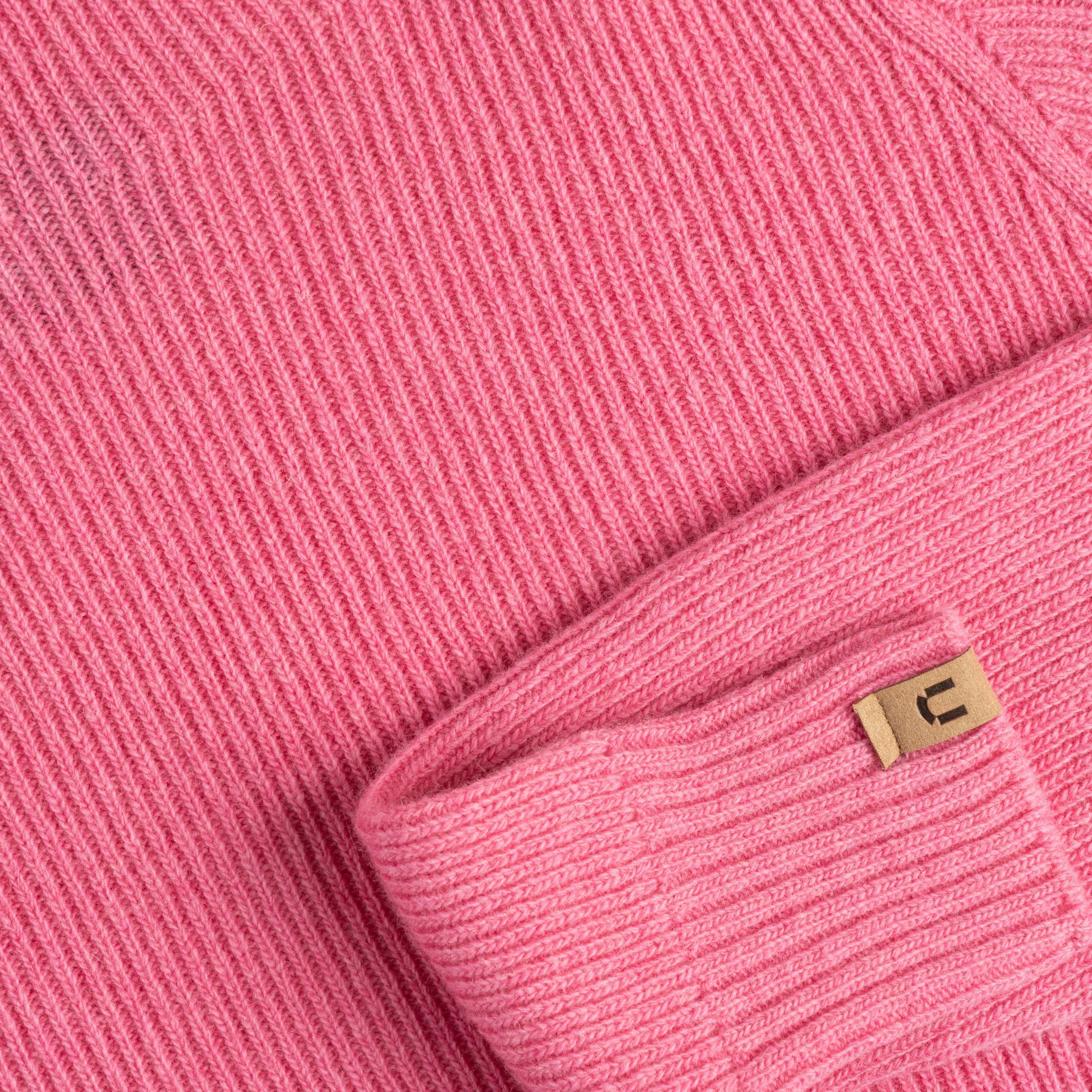 Kieppi Damen Merinowollpullover - Pfingstrosenrot 