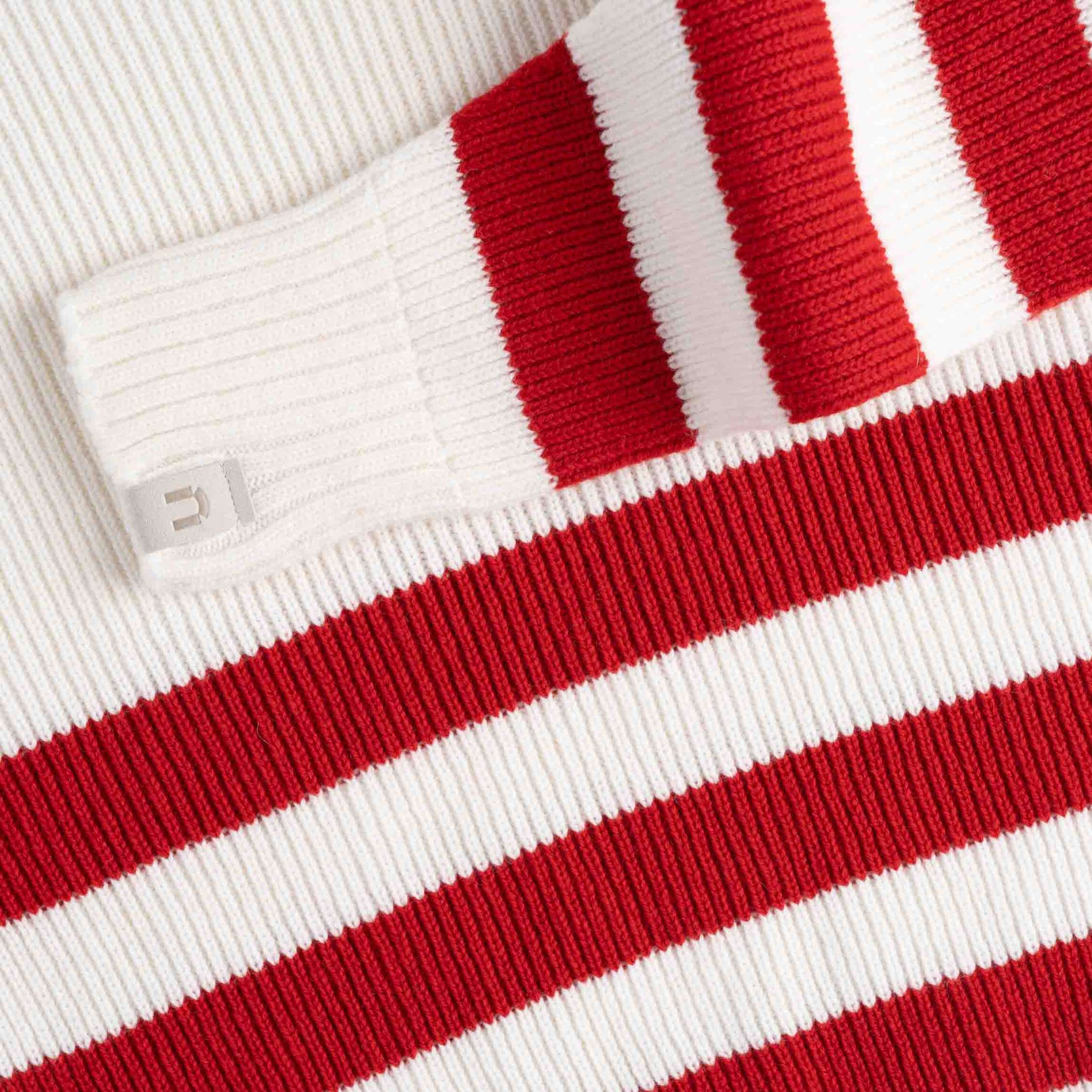 Kieppi Damen Merinowollpullover - schneeweiß | Preiselbeere 