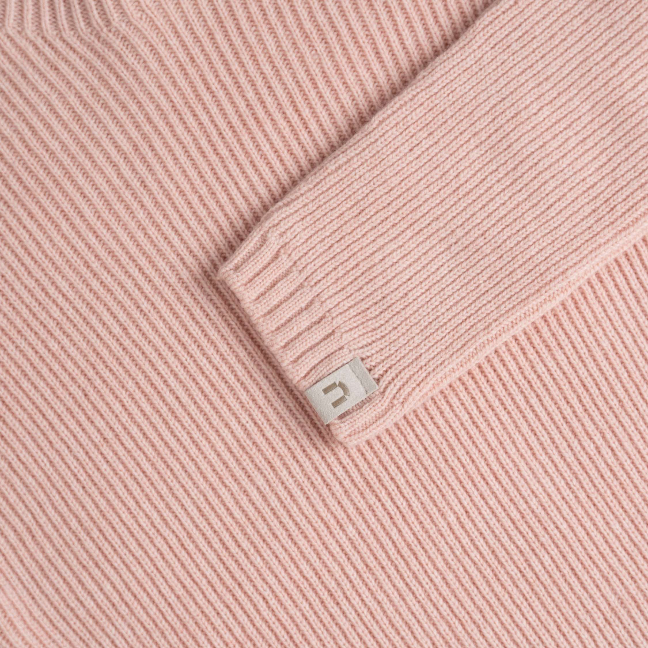 Kanerva robe en mérinos pour femmes - rose poudré 