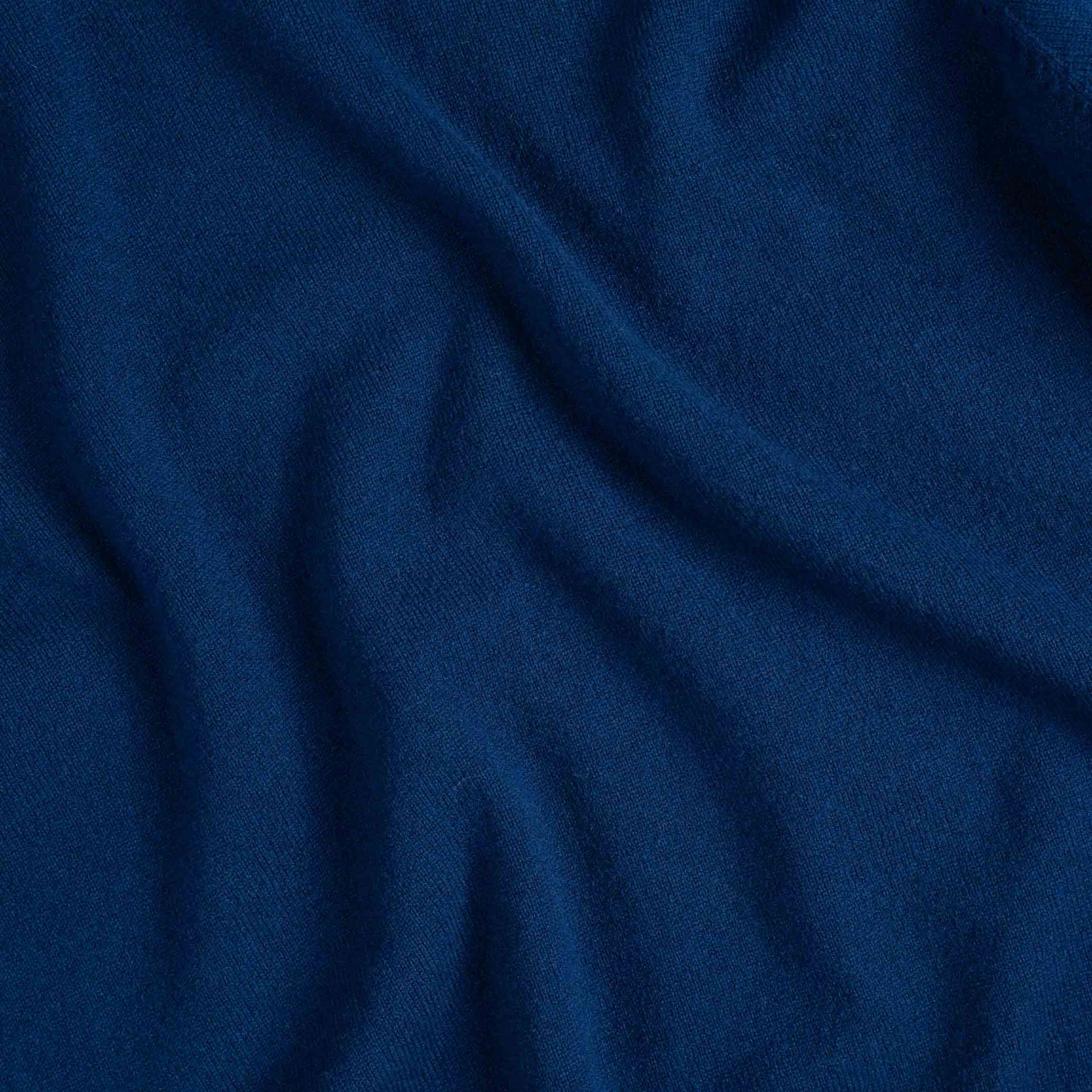 Kide naisten merinoneulepusero - syvänsininen