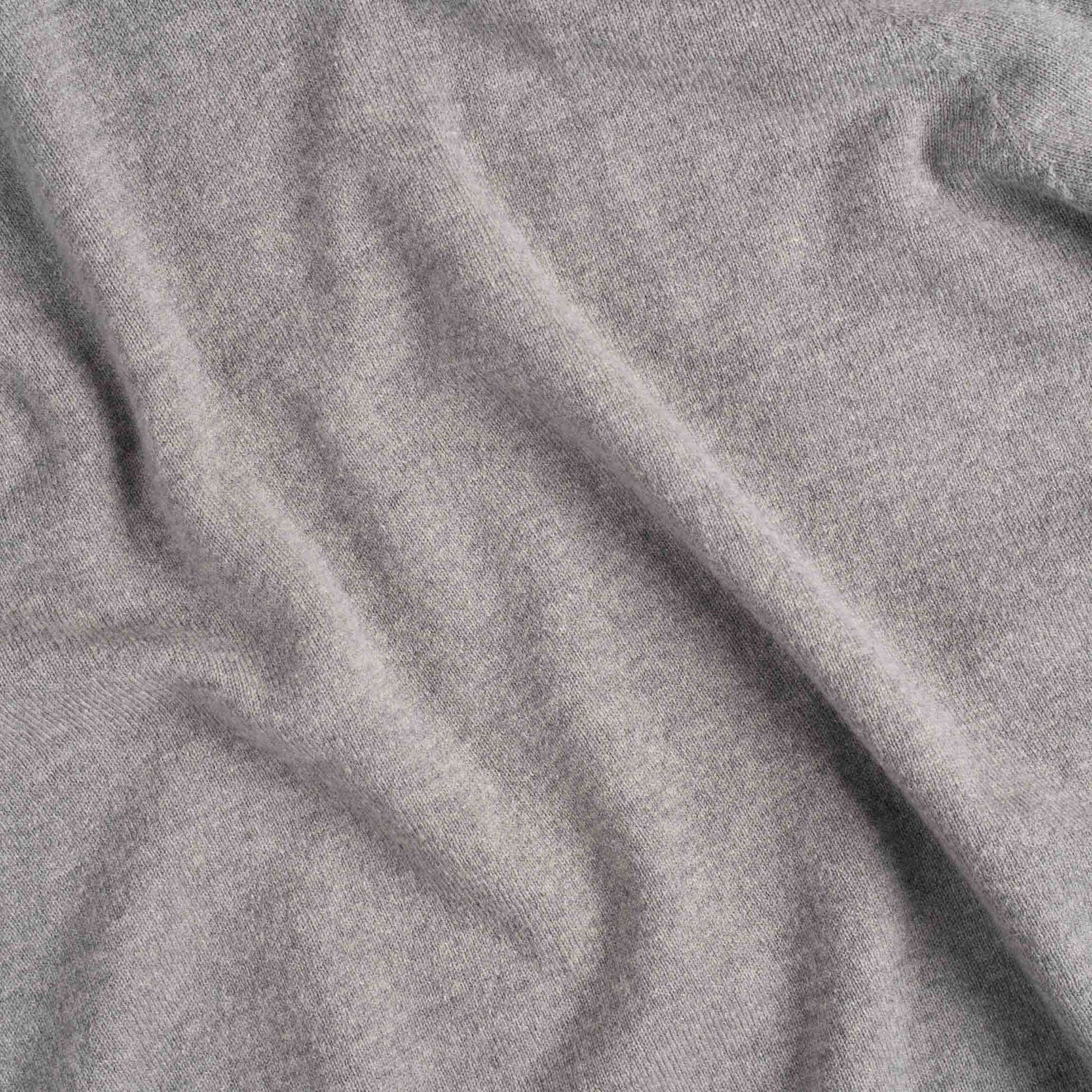 Kide naisten merinoneulepusero - vaaleanharmaa