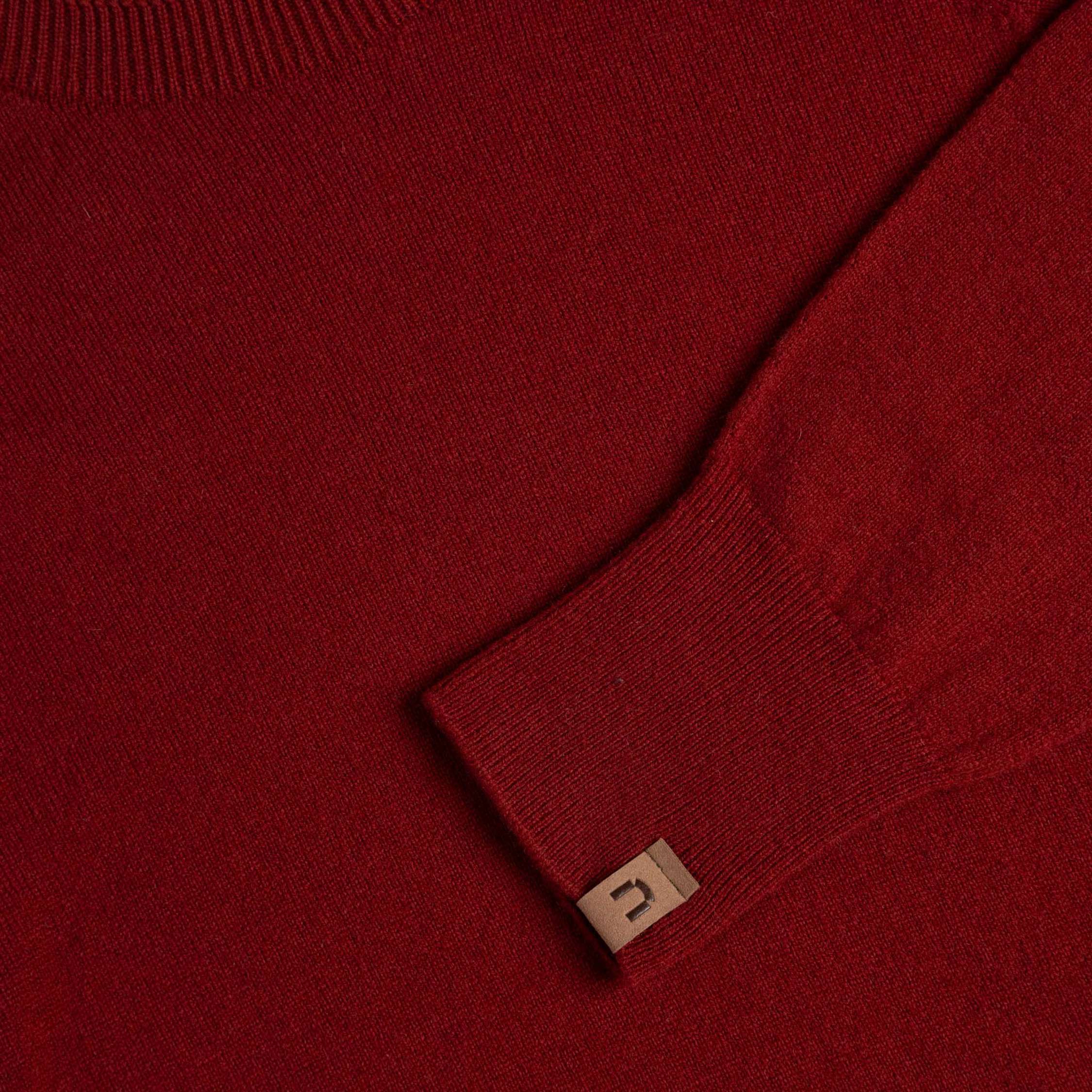 Kide naisten merinoneulepusero - chili