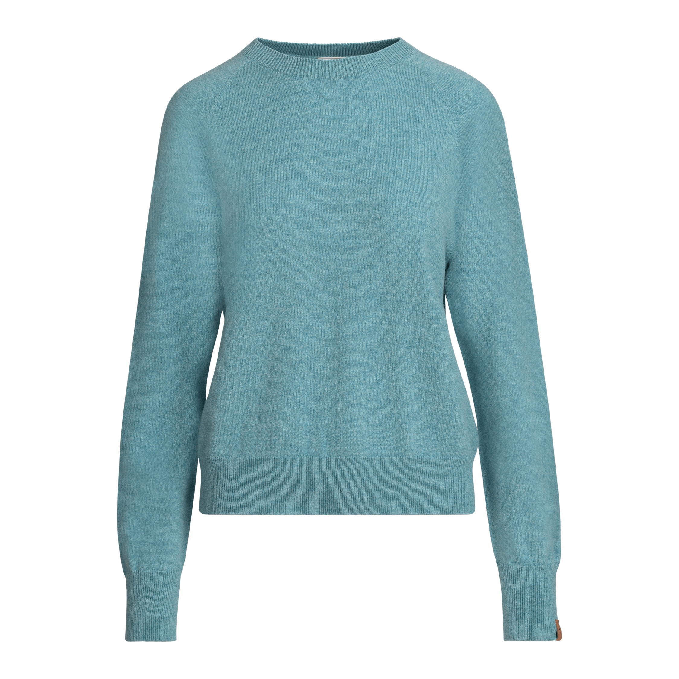 Kide naisten merinoneulepusero - vedenvihreä