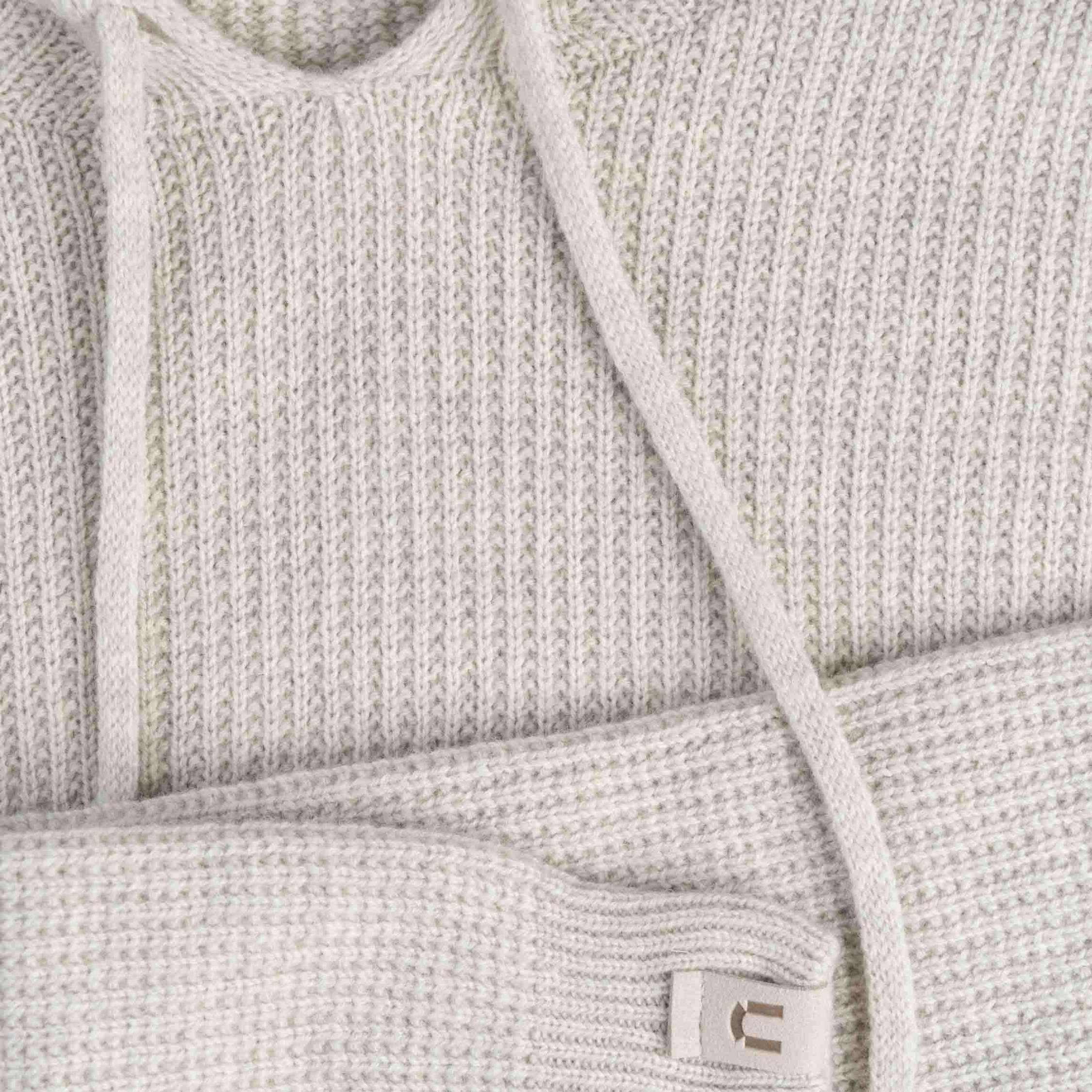 Virta merino knit hoodie W