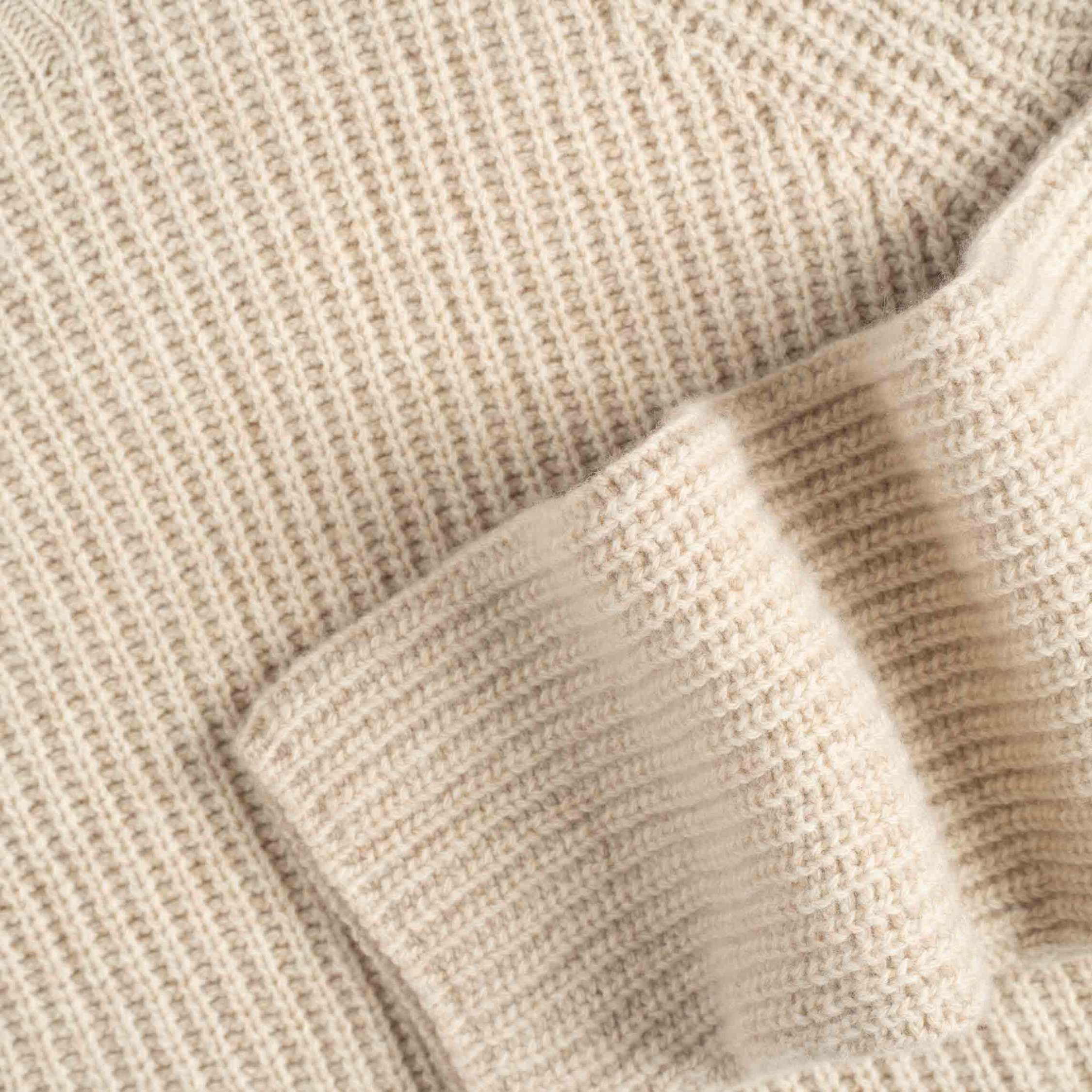 Dámský rolák z merino vlny Magnolia - mandle 