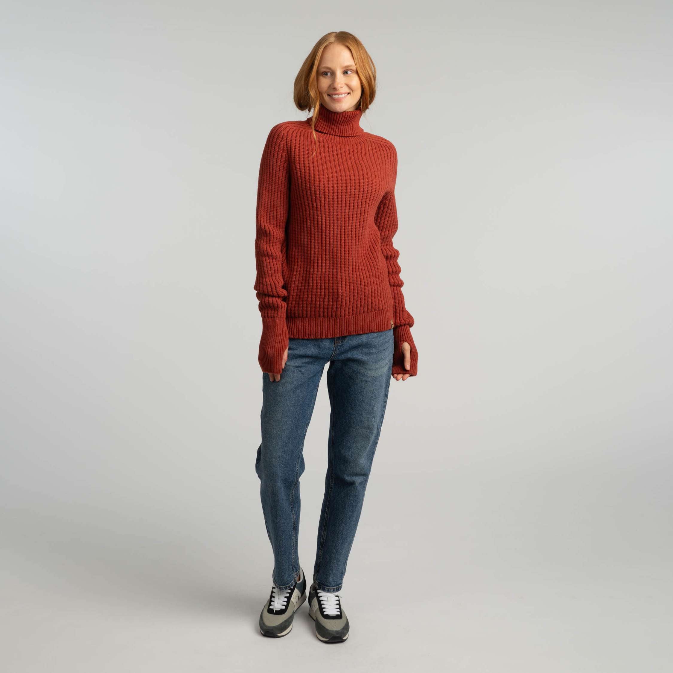 Havina merino coltrui W - terracotta