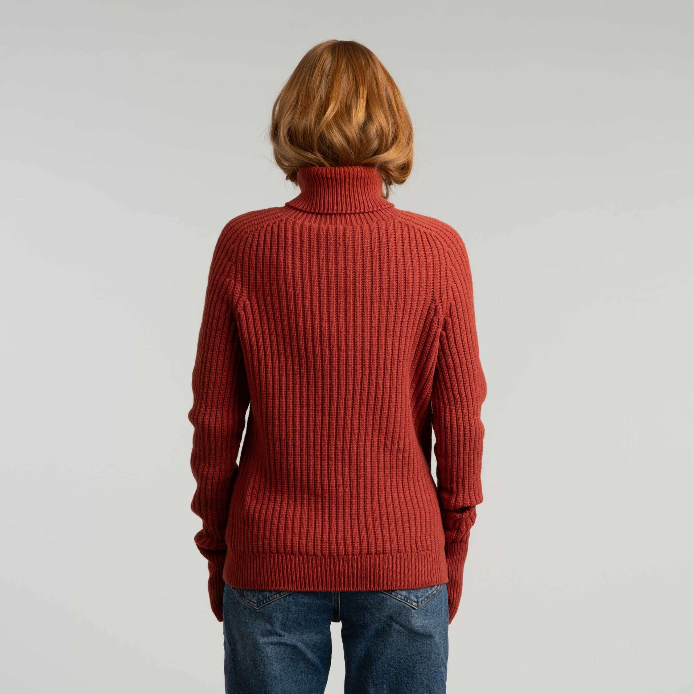 Havina merino coltrui W - terracotta