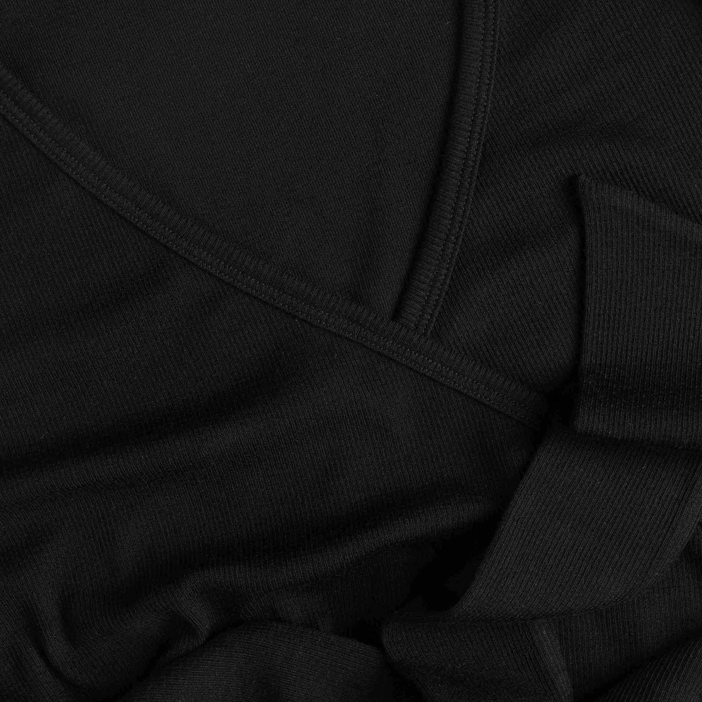 Lou haut cache-cœur en mérinos W - Noir 