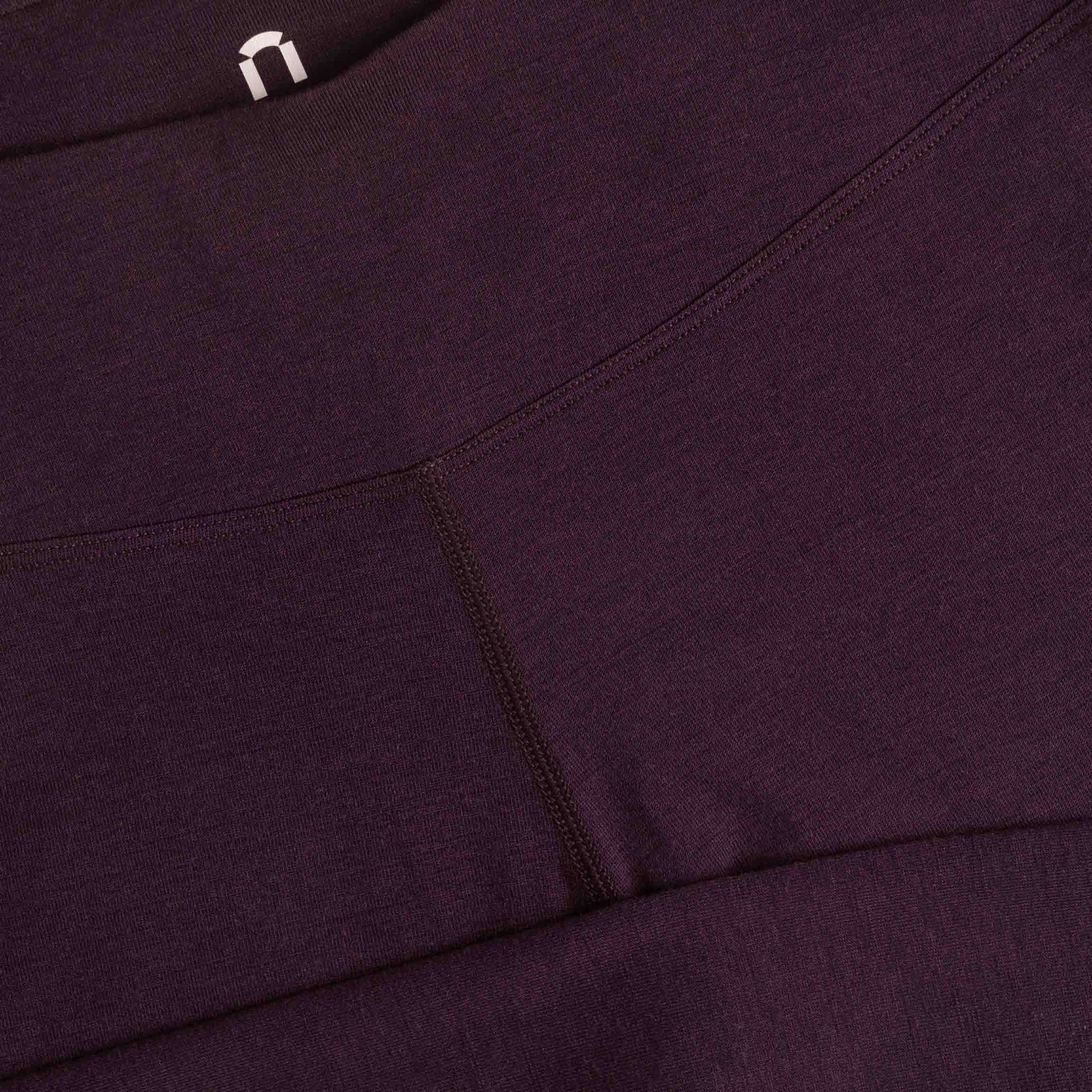 Motion 150 base layer 3/4-Merinohose W - Aubergine 