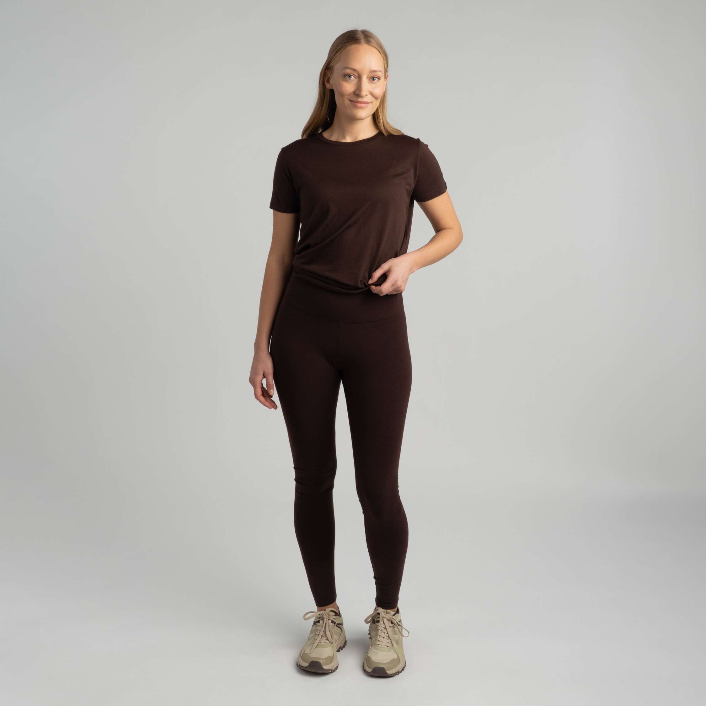 Ariel merinoleggingsit W - suklaa