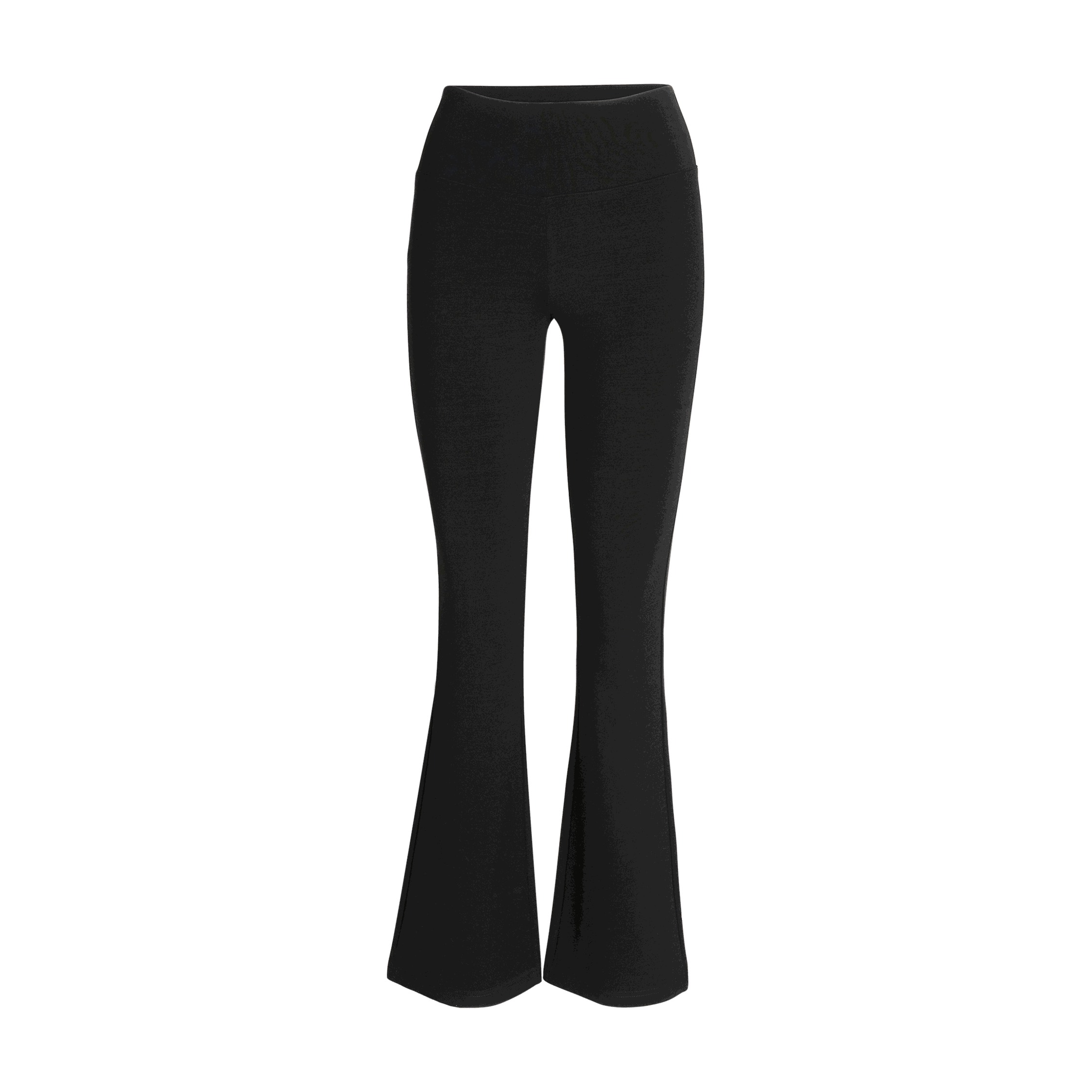 Aya flared merinoleggingsit W - musta