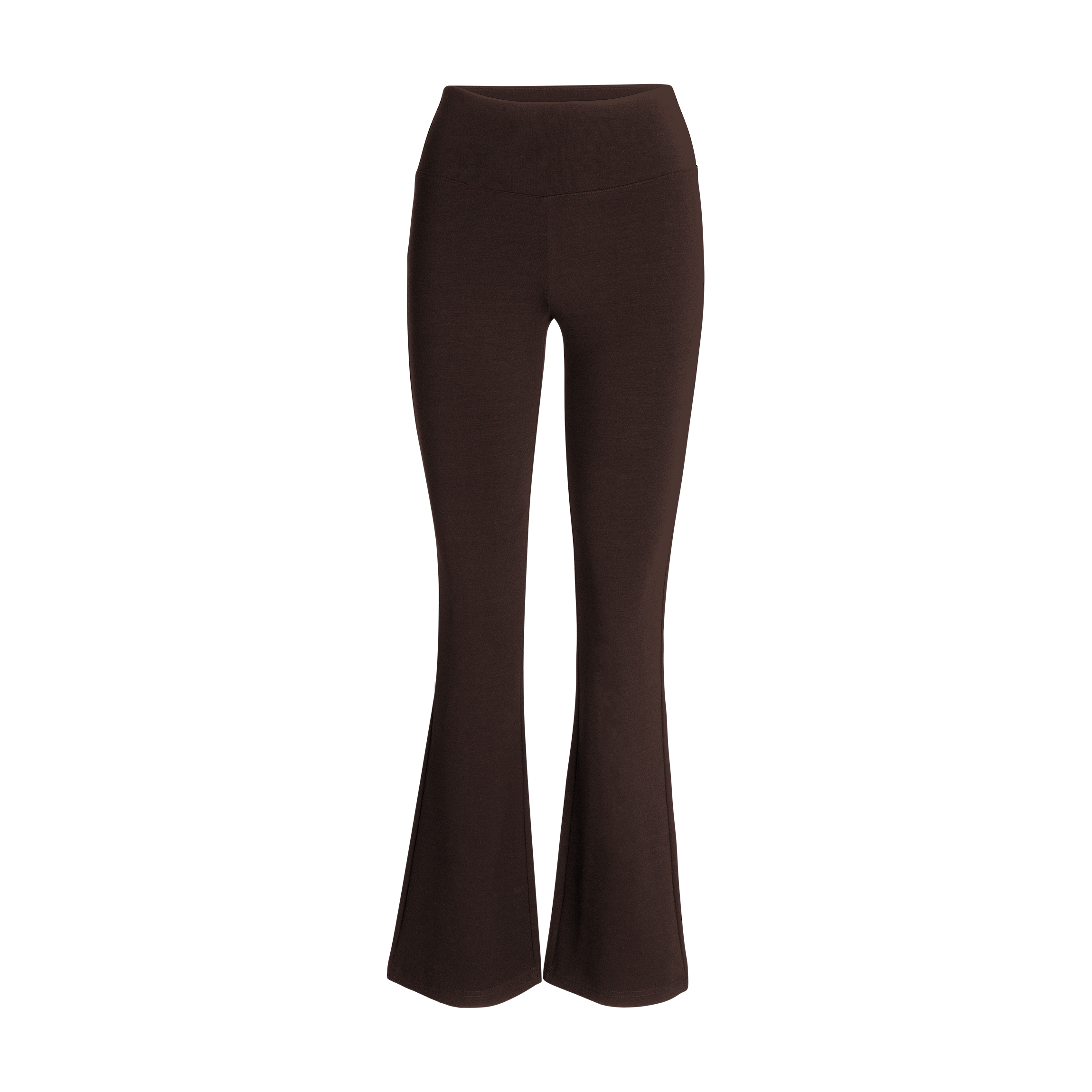Aya flared merinoleggingsit W - suklaa