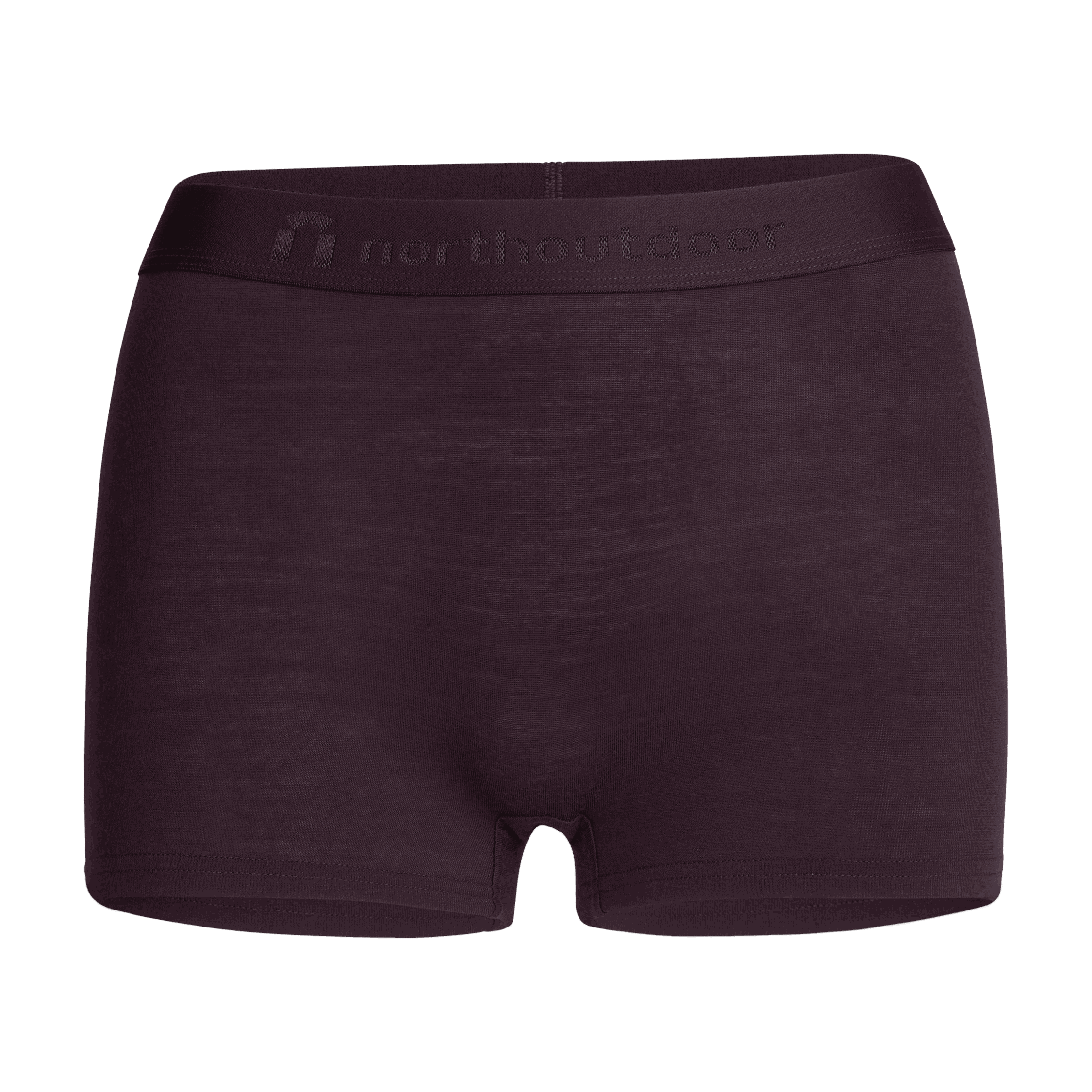 Boxers Luna en mérinos W - aubergine 