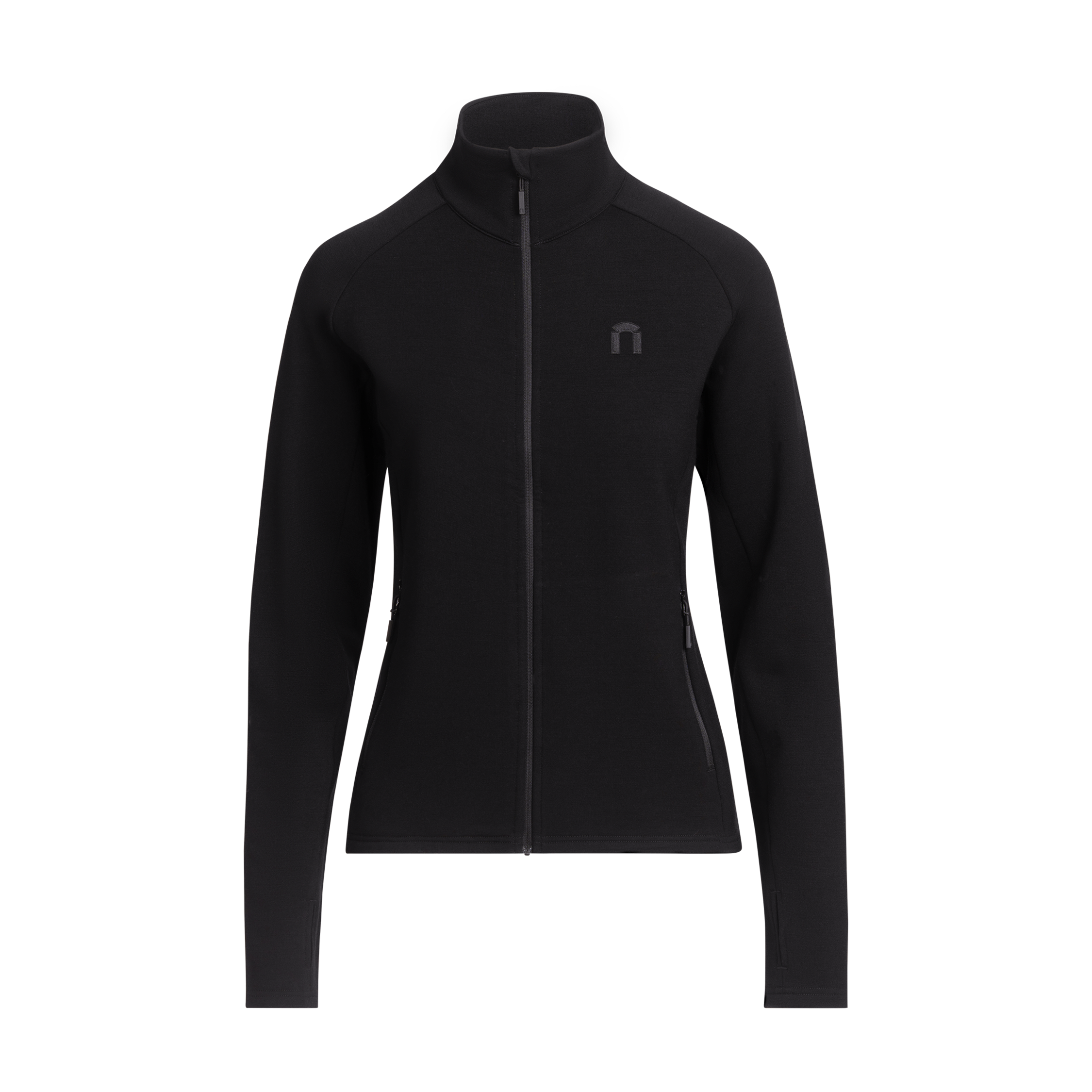 Viola merinofleece takki W - musta