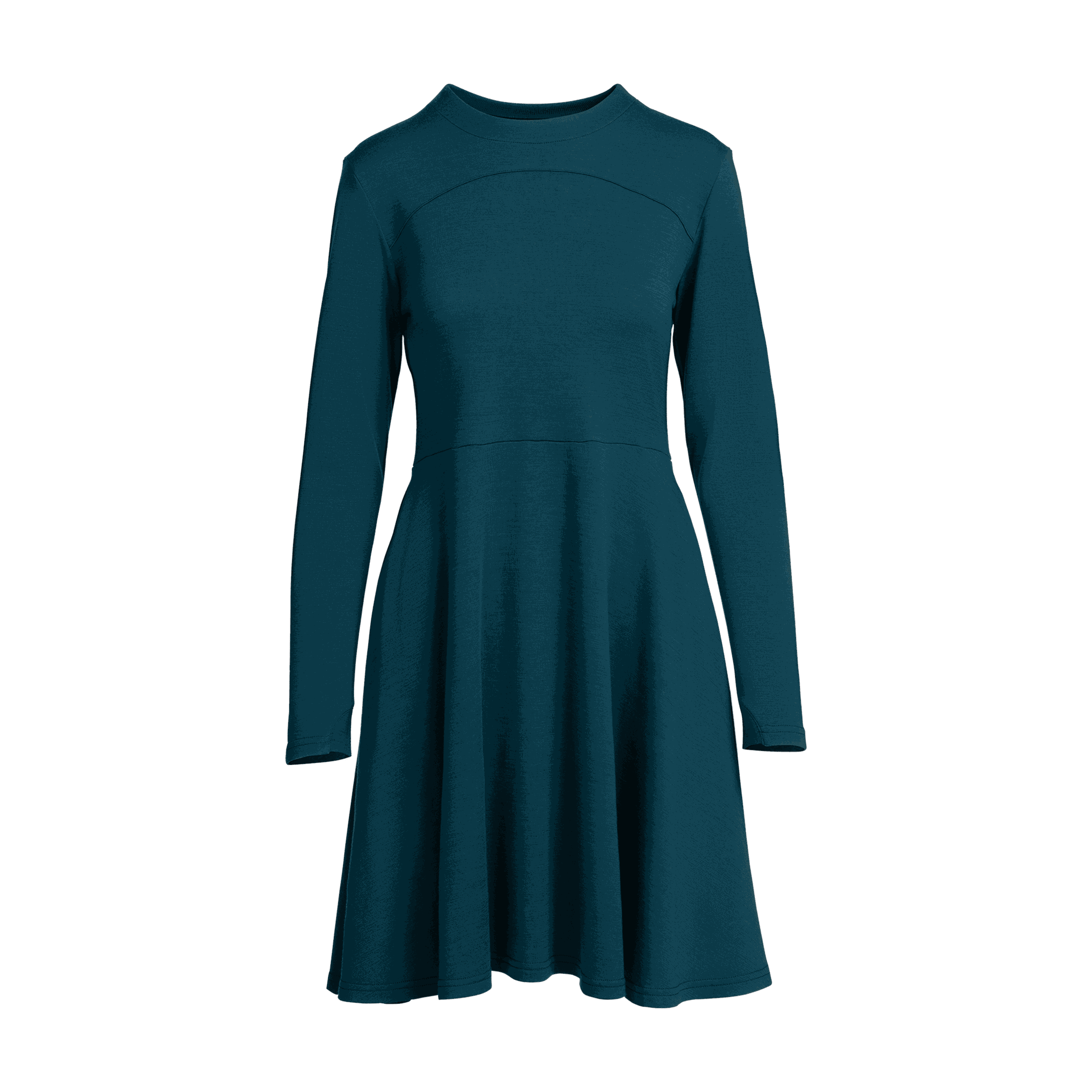 Robe en mérinos Raven W - bleu-vert 