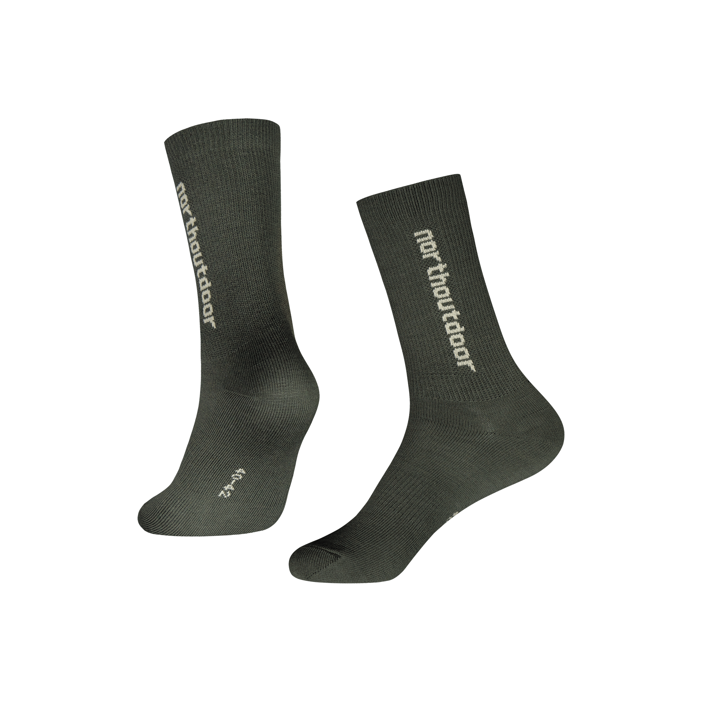 All day merino tennis socks logo