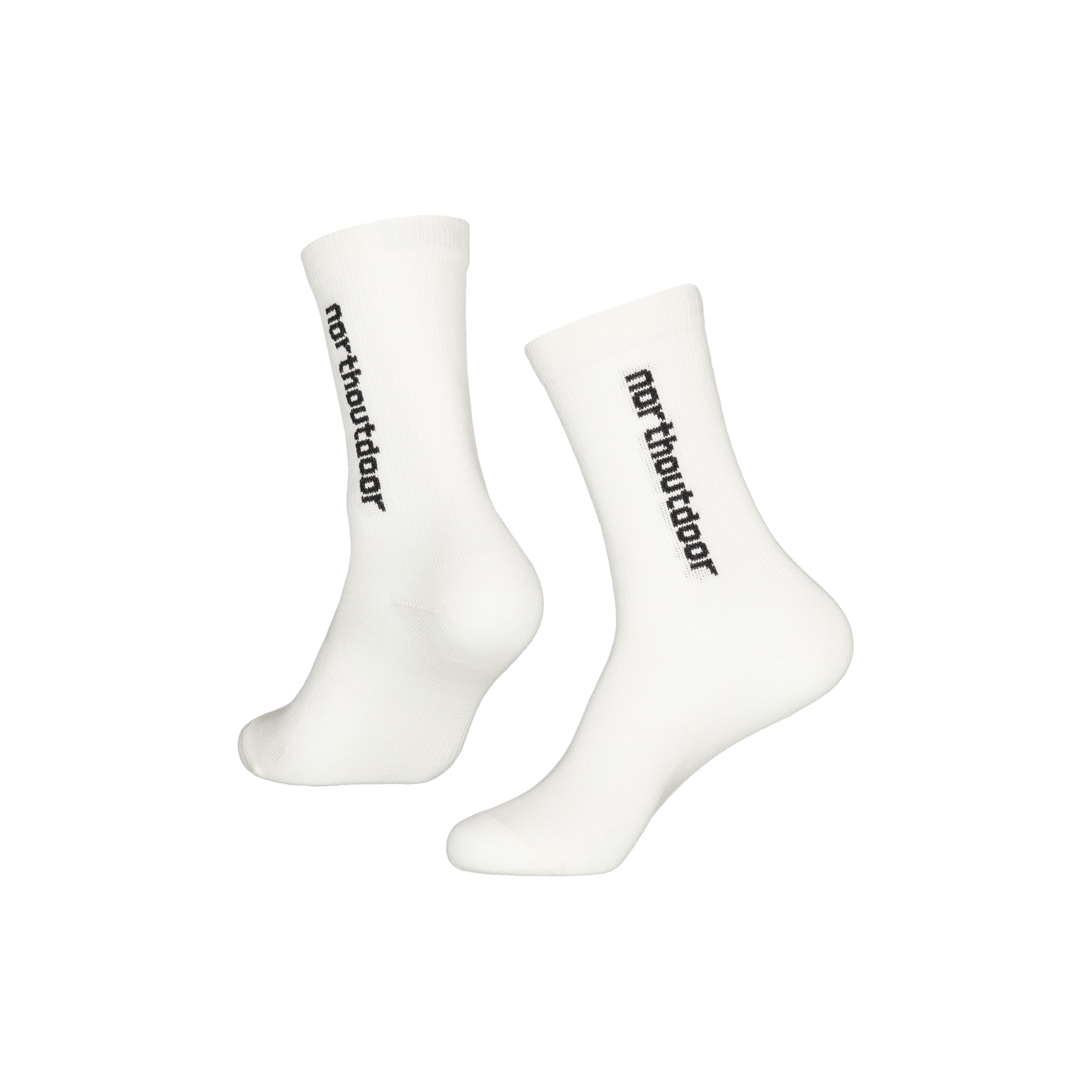 All day merino tennissokken logo UNI - sneeuwwit | zwart