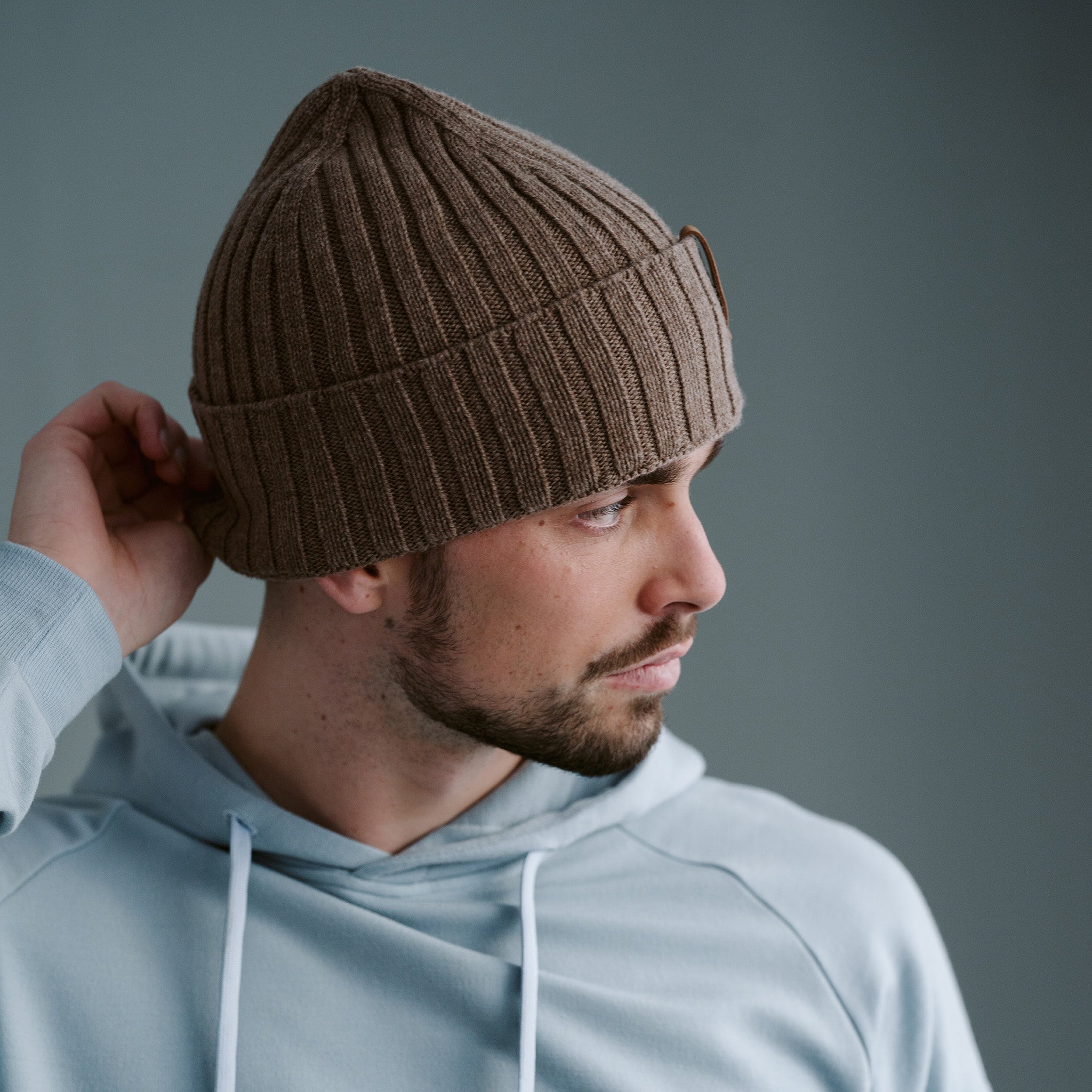 Kajo high merino beanie