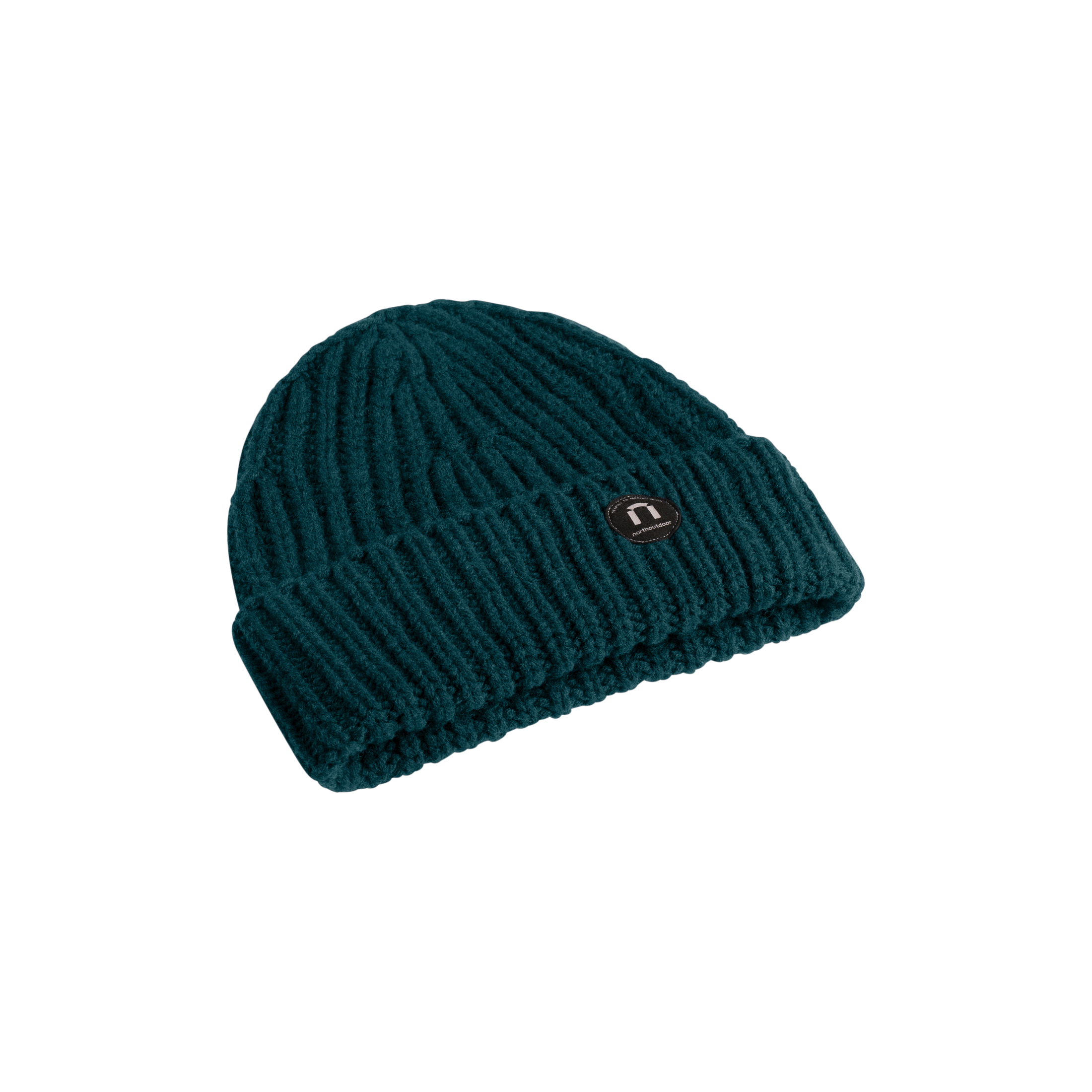 Kaisla merino beanie - peacock blue