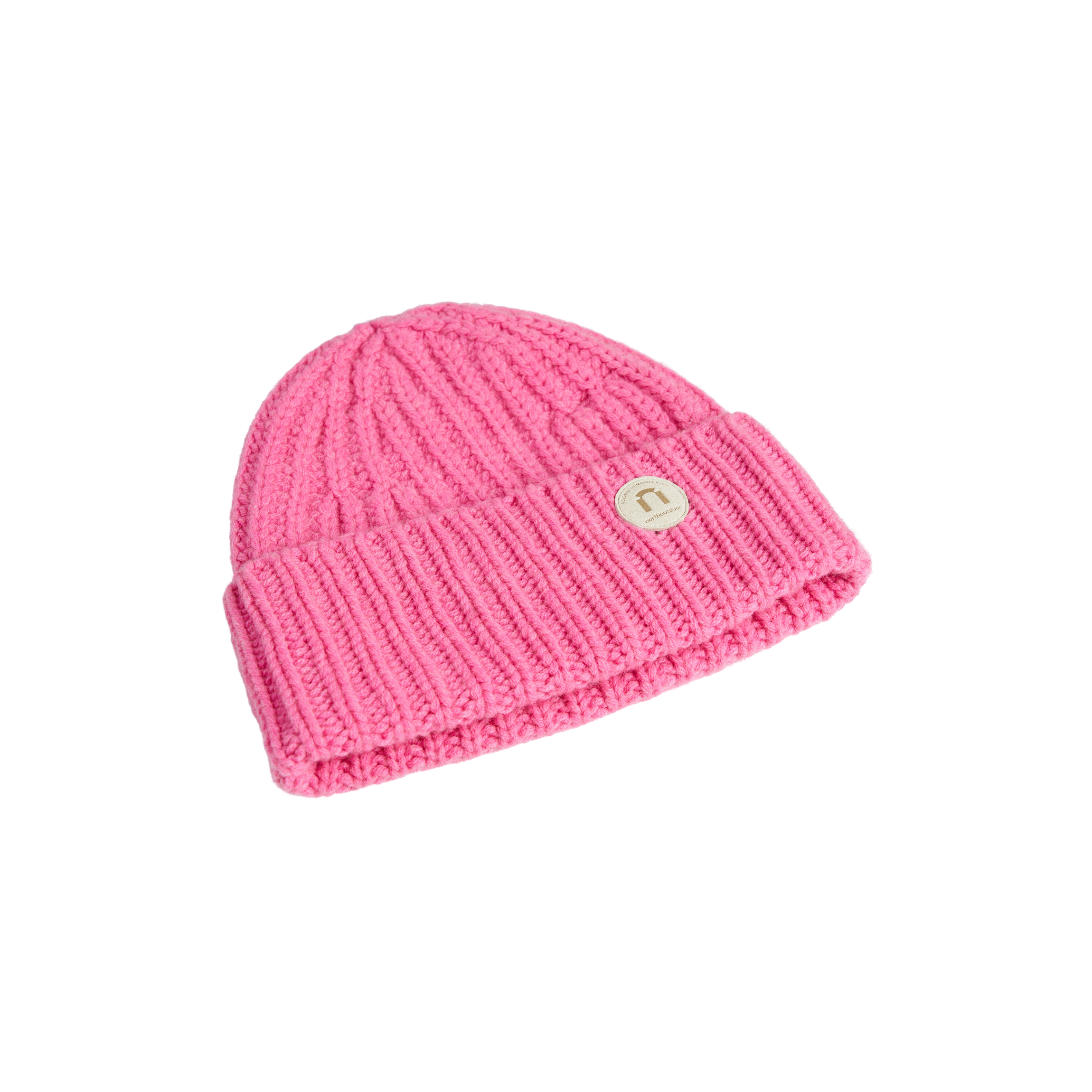 Kaisla merino beanie - peony pink