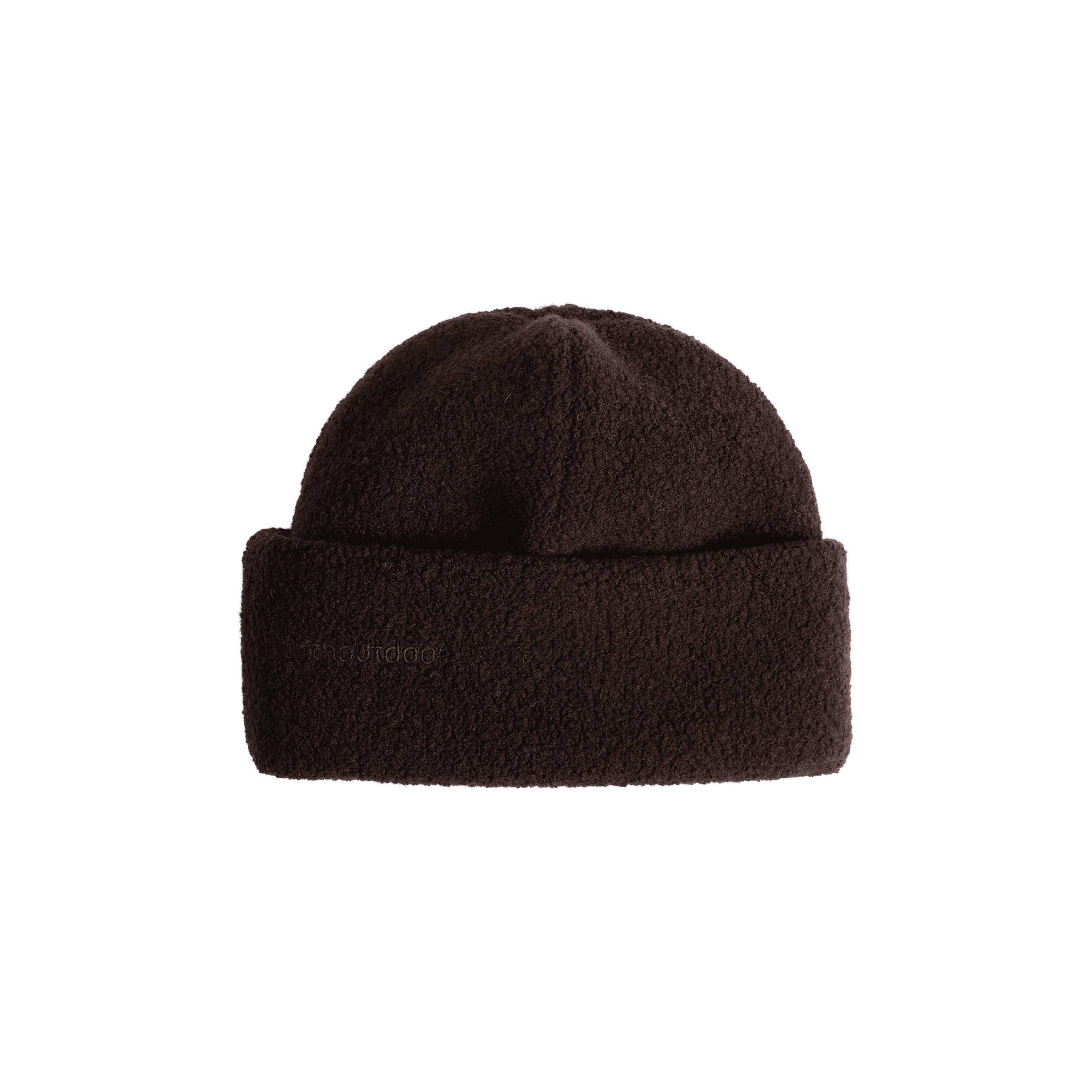 Haven wool fleece beanie UNI - Dark Brown 