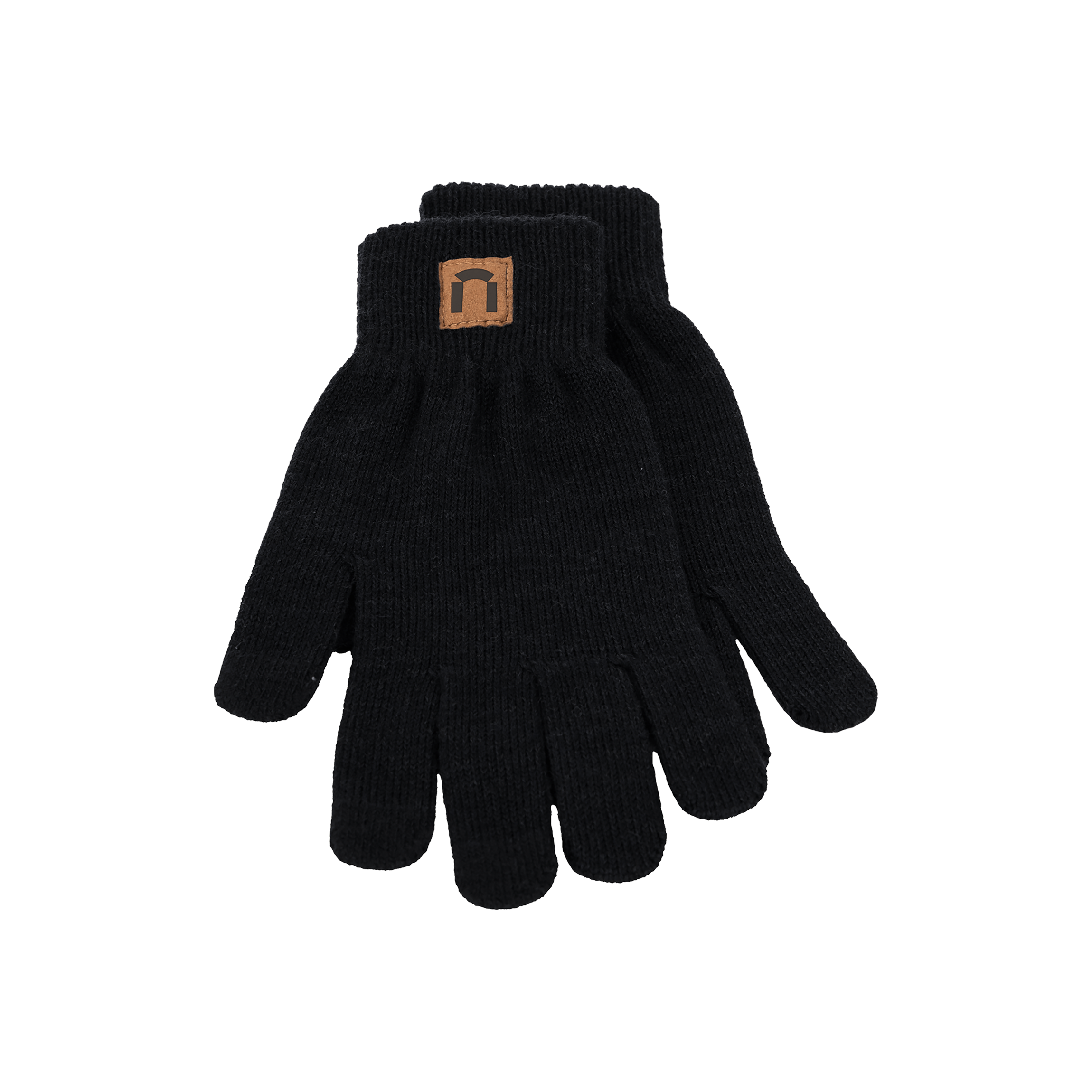 Merino mittens for touch screens