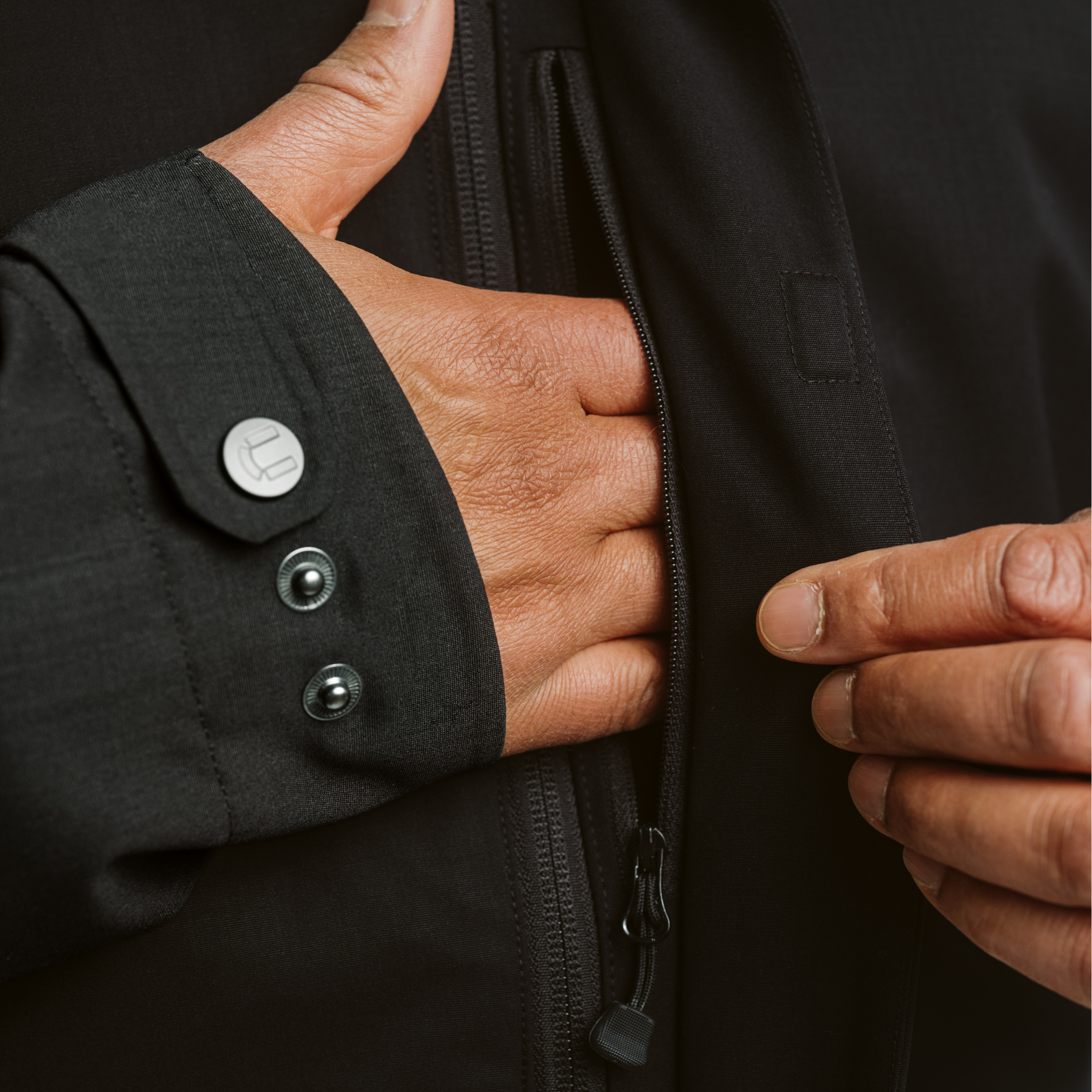 Luka merinokuoritakki M - musta