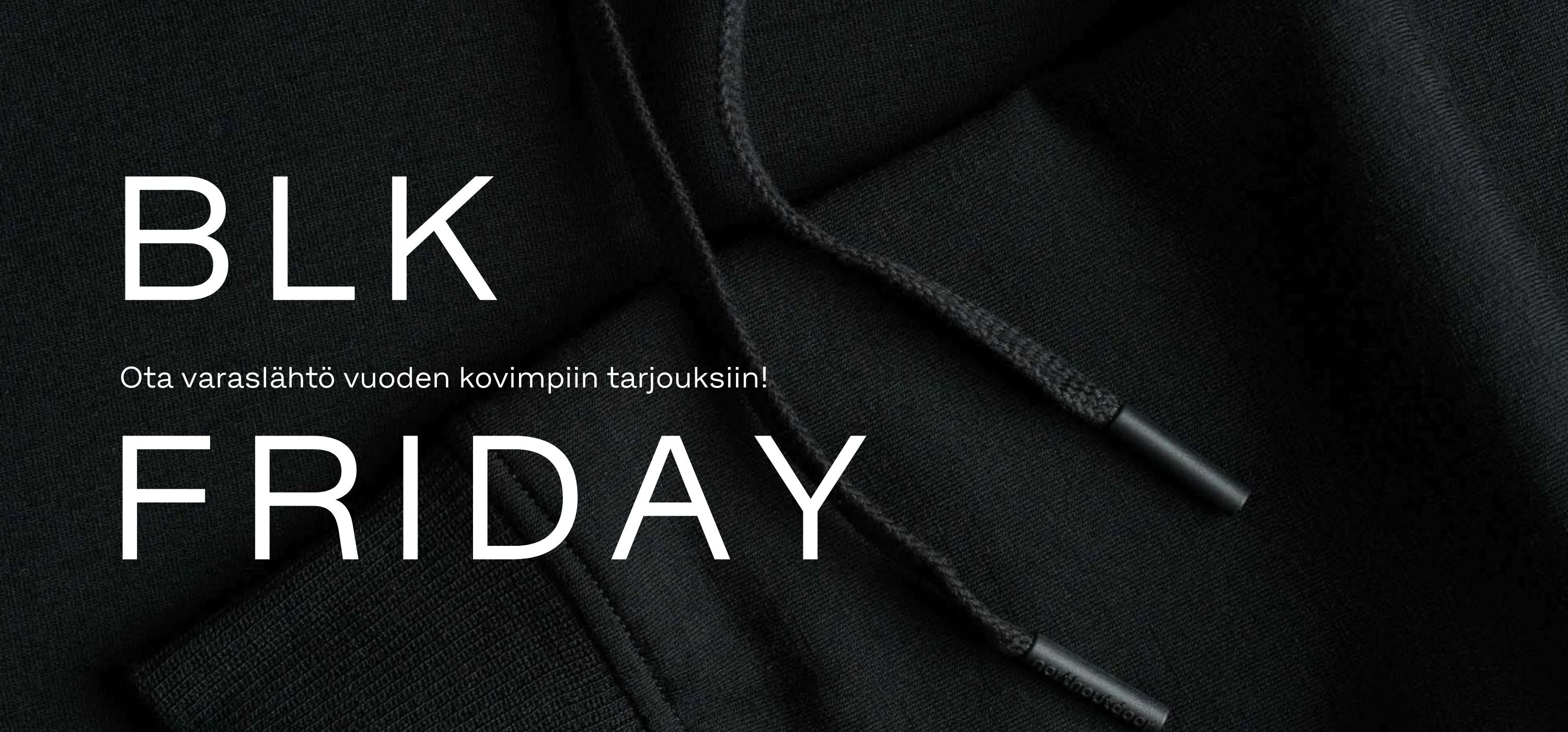 Ota varaslähtö North Outdoorin Black Friday -tarjouksiin!