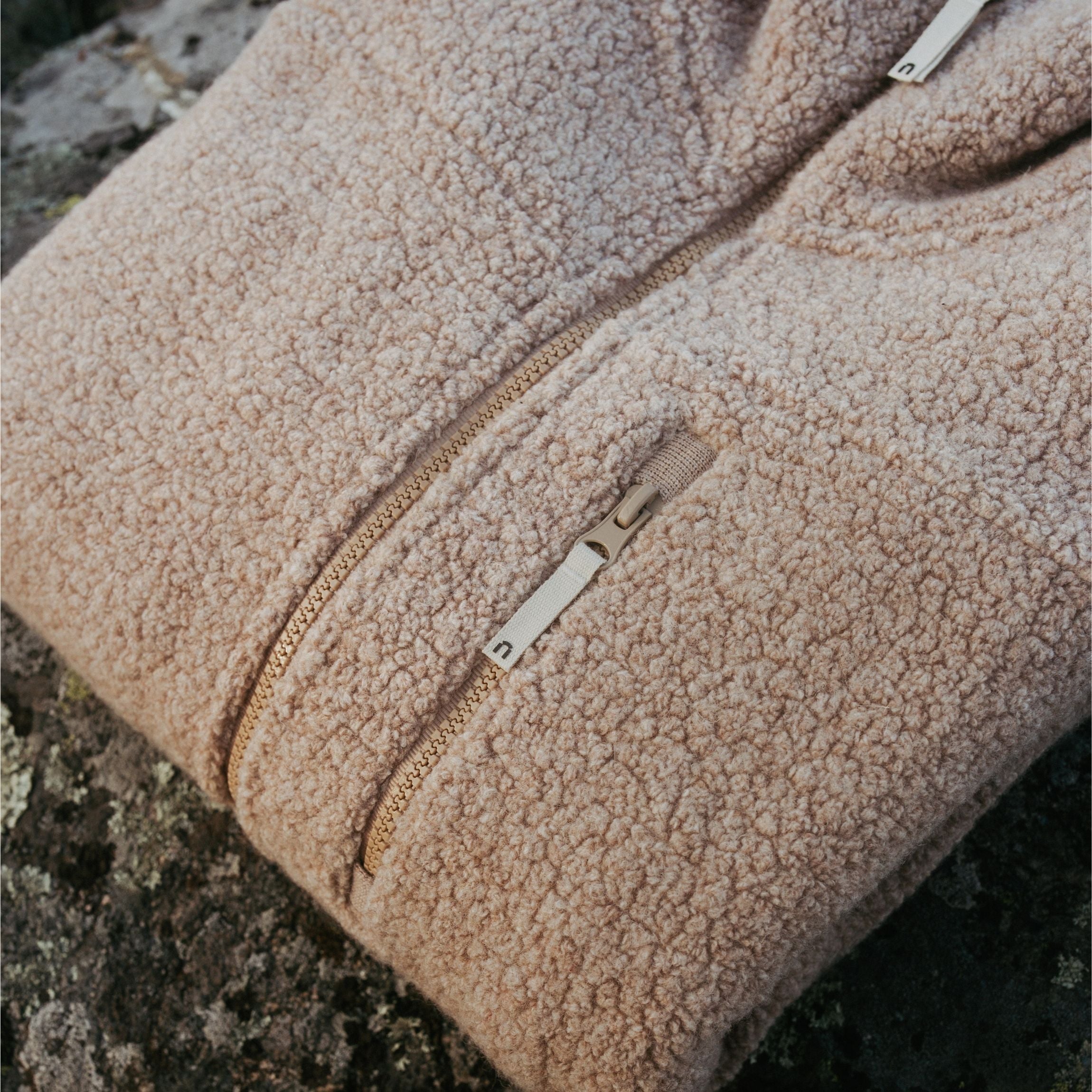 North Outdoor | Zelda wool fleece jacket W - latte