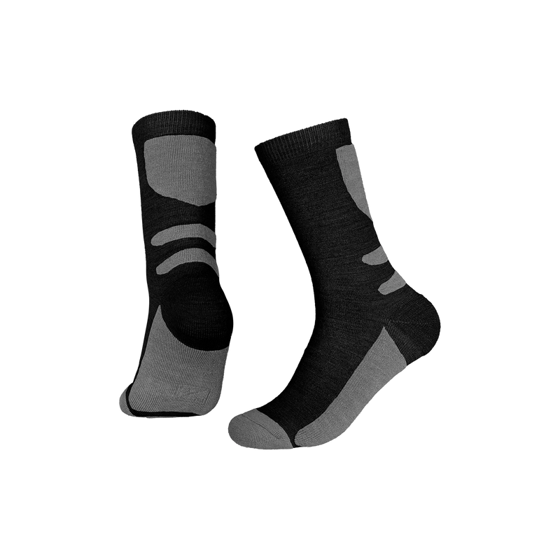 Merino 70 pro sukat - musta | meleerattu harmaa