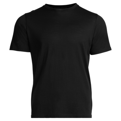 All day 150 t-shirt i merino för män Liam - svart