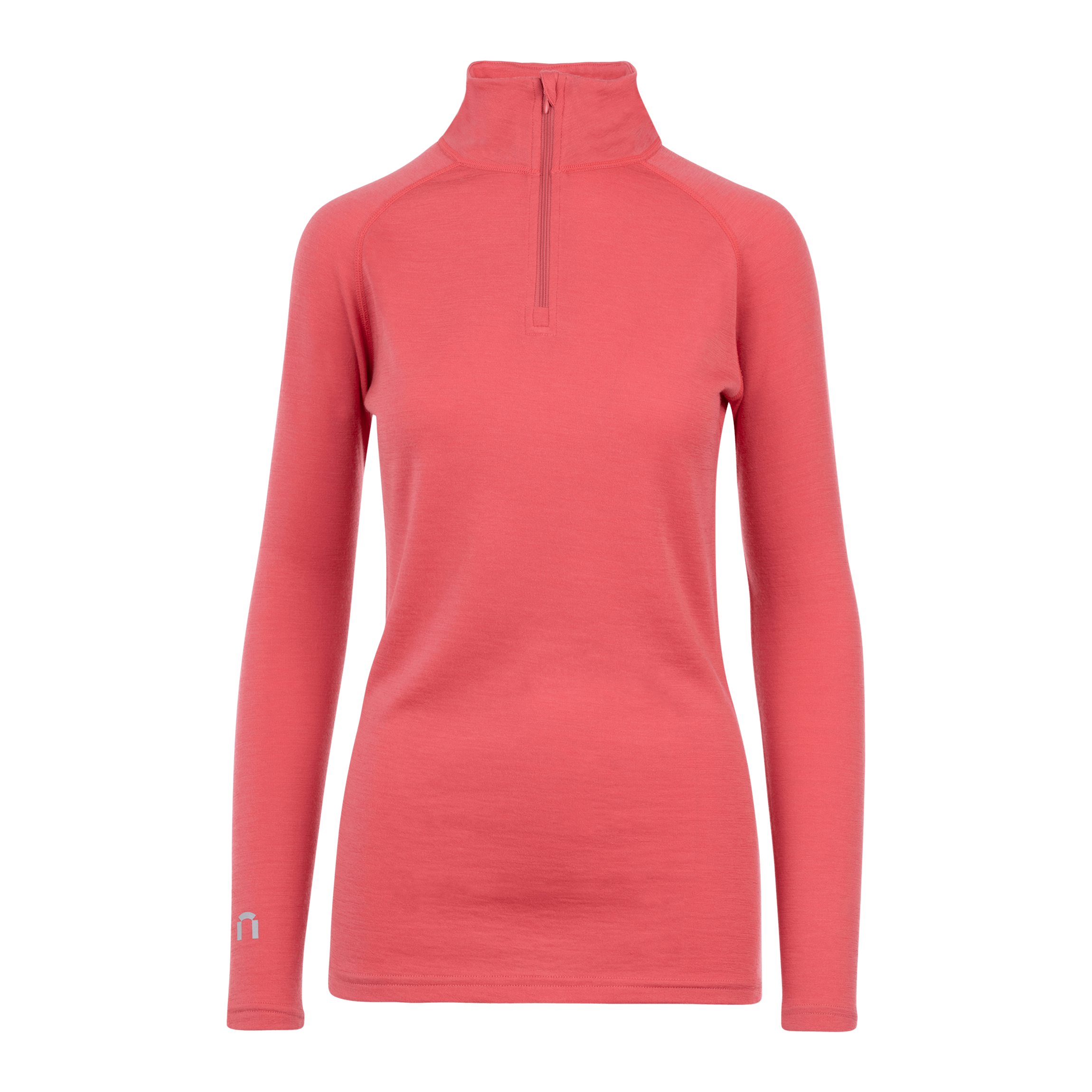 Sensitive 225 women's baselayer merino zip-up polo