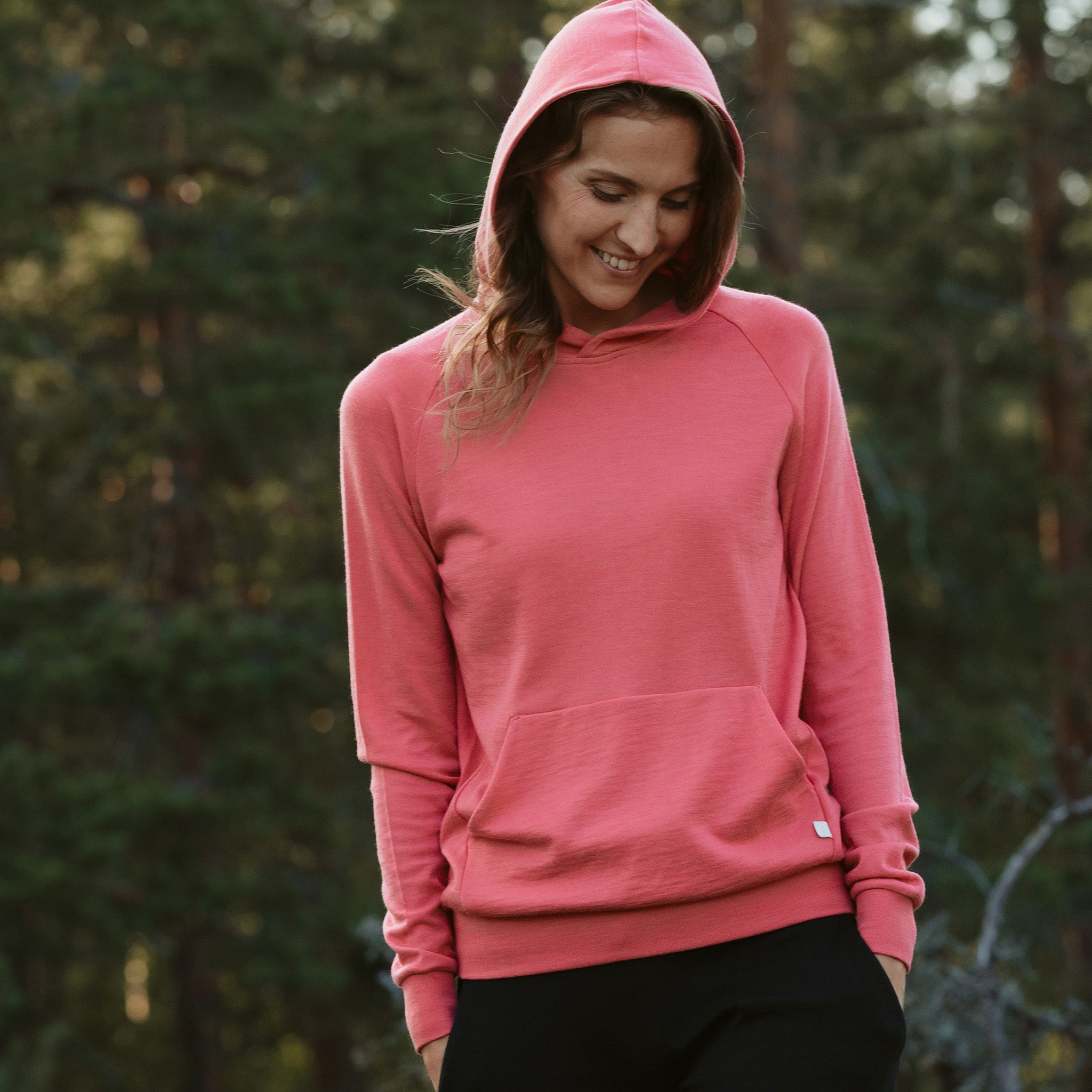 All day 260 women's merino hoodie