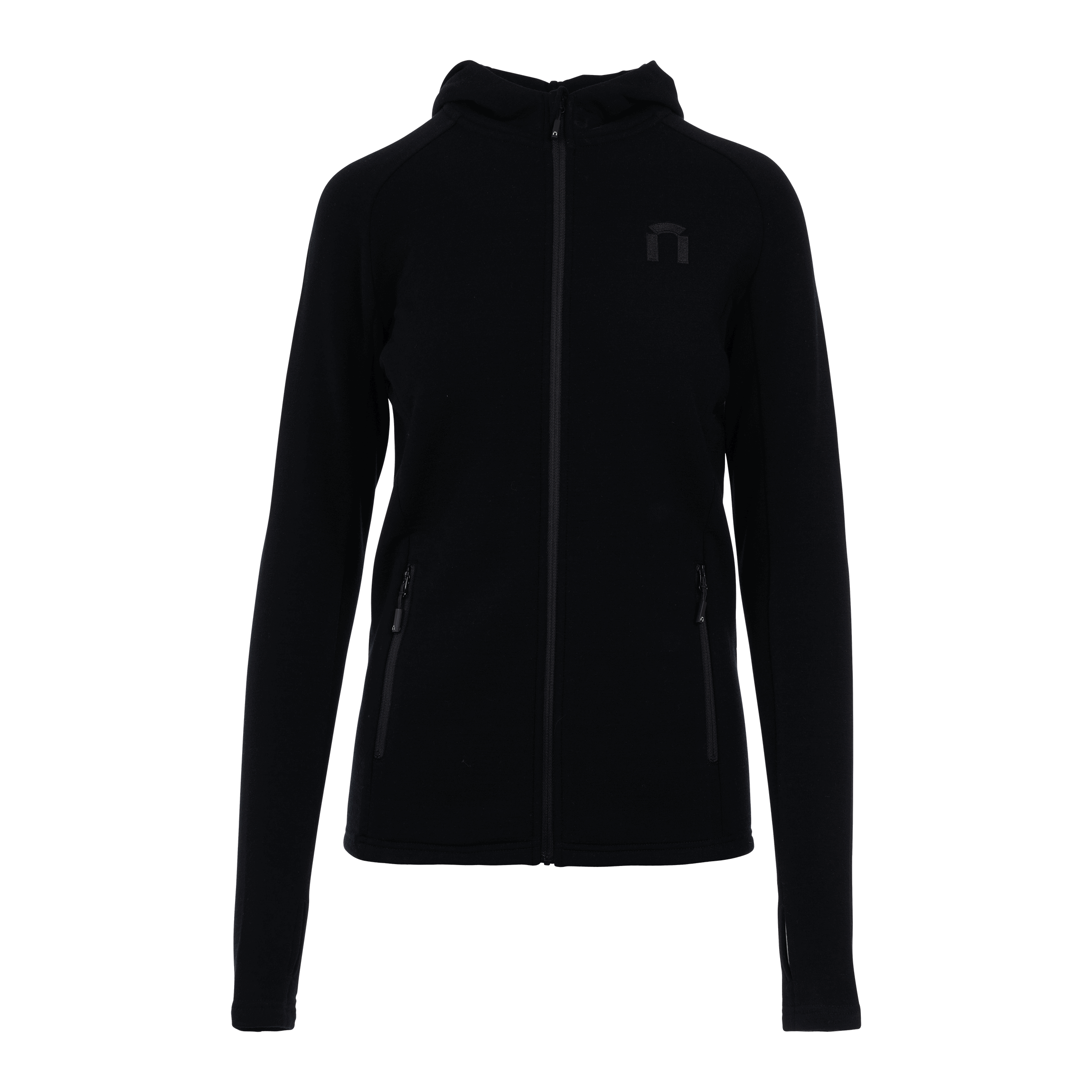 Intense pro 250 women's midlayer merino fleece zip up hoodie