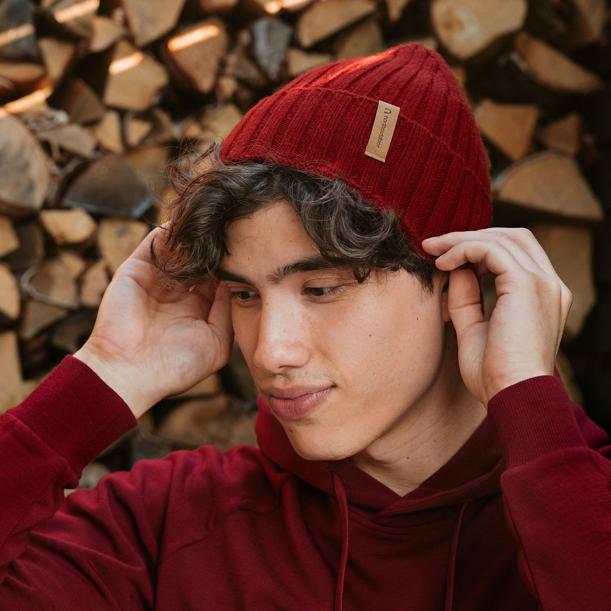 Kajo high merino beanie