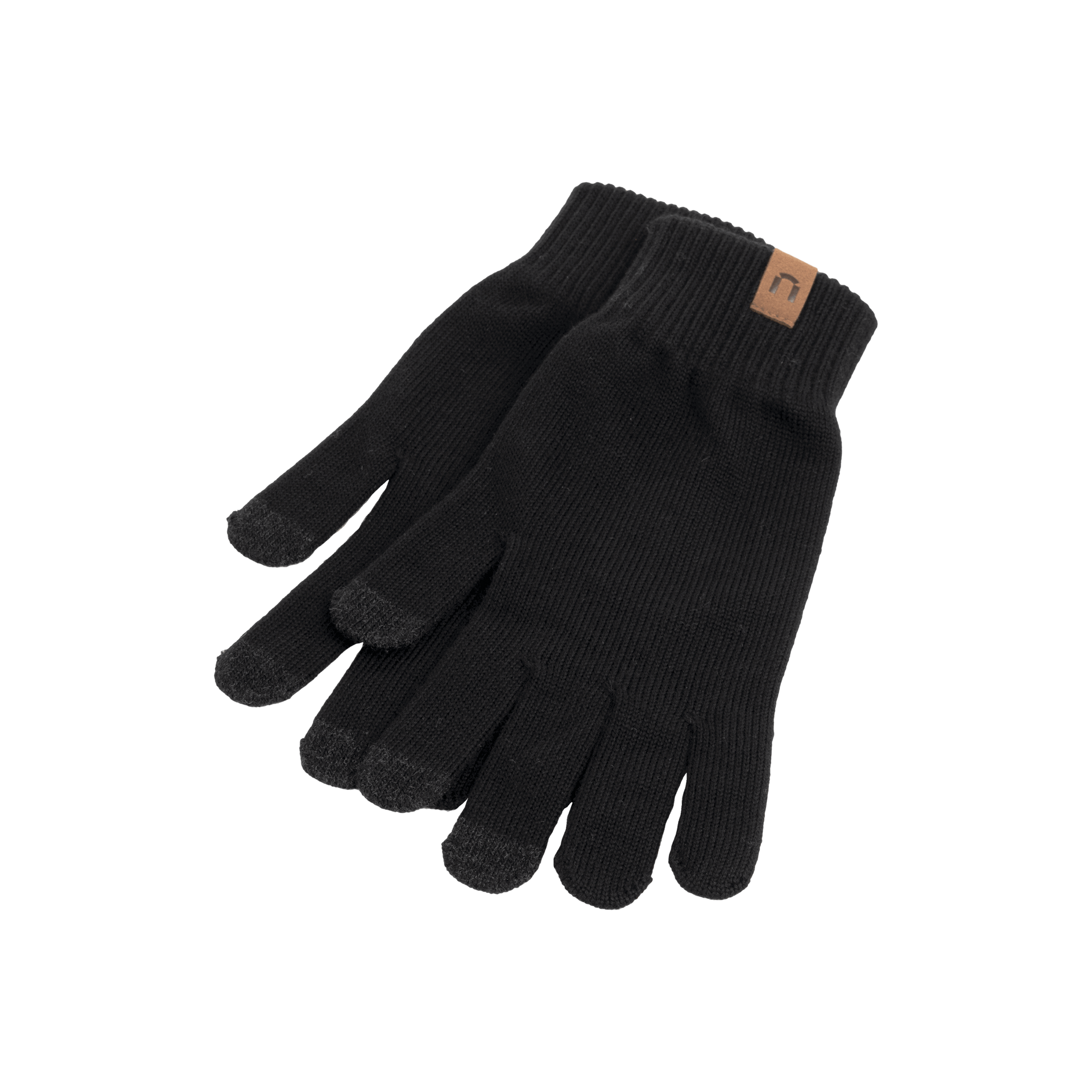 Active Merinowollhandschuhe für Touchscreens - schwarz