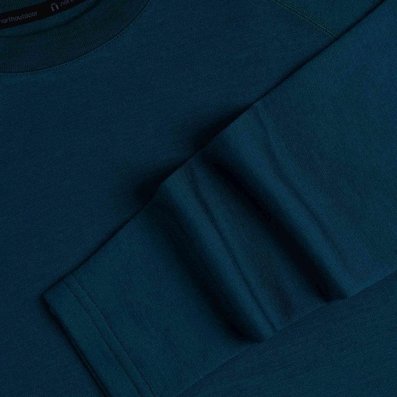 Sensitive 225 miesten aluskerroksen merinopaita - sinivihreä