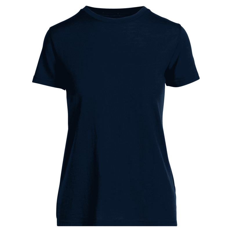 ALL DAY 150 women merino wool t-shirt - blueberry