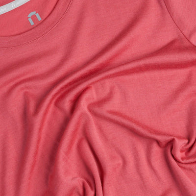 All day 150 naisten merino t-paita - ruusunpunainen