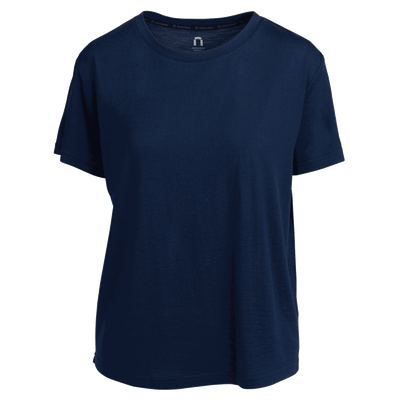 All day 150 t-shirt i merino för damer - blåbär