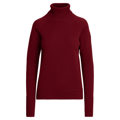 Kuulas tröja i merinoull för kvinnor - tranbär