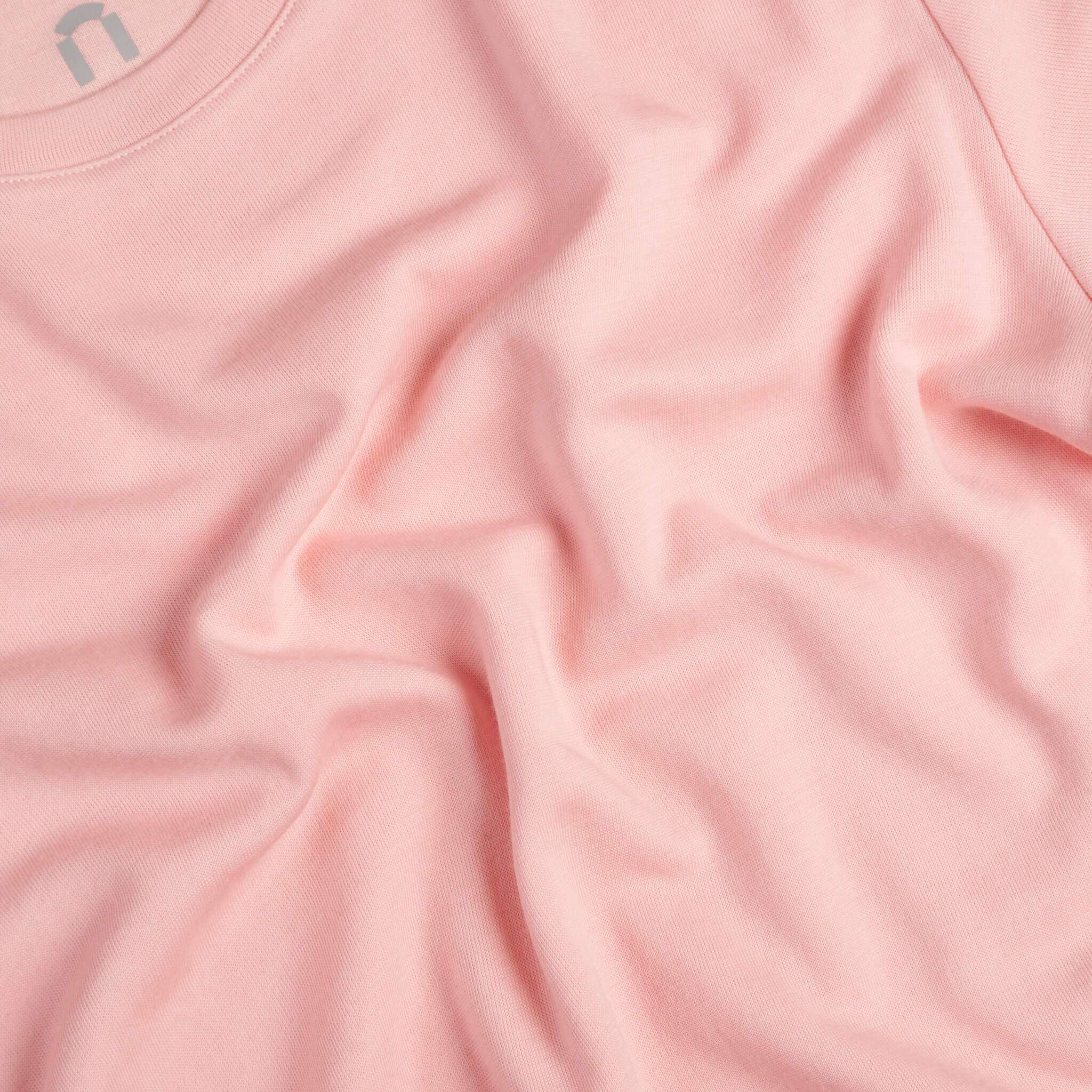 Robe en mérinos Mia W - rose perle 